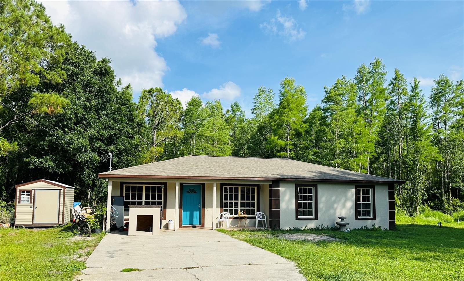 Your Dream Property Awaits – Renovated Home on 2.37 Acres with Horse Stable & No HOA/CDD!
Welcome to your private country retreat! Nestled on 2.37 acres, this beautifully renovated 4-bedroom, 2-bathroom single-family home offers the perfect blend of modern comfort and rural charm—and best of all, NO HOA or CDD fees! Whether you're a horse lover, small hobby farmer, or simply seeking room to breathe, this property delivers with fenced land, functional horse stable, and plenty of space for additional structures, gardens, or recreational toys.
Step inside to discover a bright, open floor plan featuring a stylish kitchen with updated cabinetry and stainless-steel appliances, spacious living areas, and tastefully remodeled bathrooms. The primary suite offers a relaxing escape with ample closet space and a serene view of your private acreage. Additional highlights include fresh interior and exterior paint, updated flooring throughout, ample parking for RVs, trailers, and boats
Bring your horses, your toys, and your vision—this property is bursting with potential for a variety of lifestyles and future enhancements. Enjoy country living with convenient access to nearby shops, schools, and major roads.