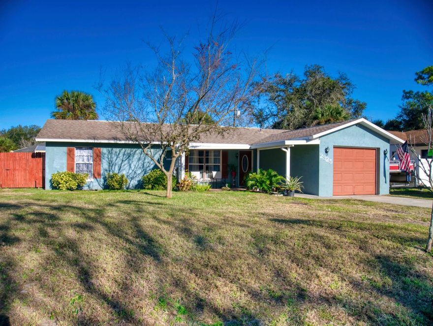 Well kept and recently upgraded Florida Shores 3 bedroom 2 bath concrete block home with 1 car garage. The roof, HVAC, shed, Front porch and back screened porch are all less than 6 years old. The backyard is fully fenced and nicely landscaped and is complete with a large shed for all your toys. Come see it today! ;Water: City