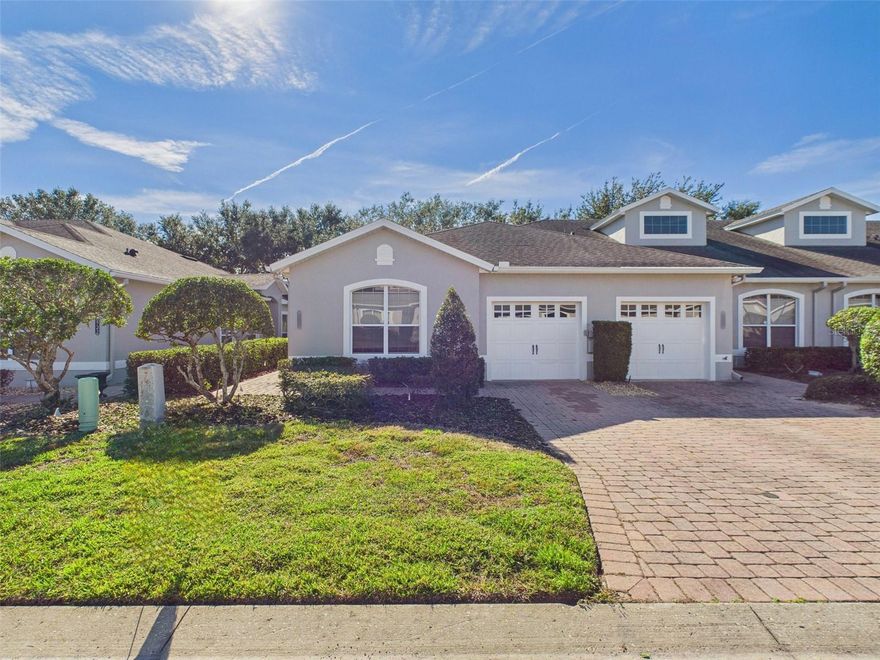 One or more photo(s) has been virtually staged. Welcome to 2727 Rutledge Court, a beautiful end-unit townhome offering 2 bedrooms, 2 bathrooms, plus a flexible office that can easily serve as a third bedroom, all within 1,536 square feet of bright, low-maintenance Florida living.
This is maintenance-free living at its best—the HOA covers roof replacement, exterior maintenance, exterior paint, landscaping, and even includes basic cable and internet, so you can spend more time enjoying life and less time managing it.
As an end unit, this home is filled with natural light thanks to extra windows, enhanced by plantation shutters in the dining room that add both charm and function. The open kitchen features brand-new stainless steel appliances, perfect for entertaining or everyday living. The great room offers luxury vinyl plank flooring and soaring cathedral ceilings, creating an airy, welcoming space. Bedrooms include upgraded carpet with double padding for added comfort, and the home has been freshly painted inside and out, making it truly move-in ready.
Major systems have already been updated, including a new A/C and water heater installed in 2019, providing peace of mind and efficiency.
Enjoy peaceful views, this is the only unit currently on the market in the community with a lake view. Residents also enjoy access to the community pool, completing the resort-style feel.
Ideally located near a new Publix currently under construction, Aldi, and Chain Lakes Elementary, this home blends comfort, convenience, and value in one standout package.
Low maintenance. Prime location. Rare lake view.
Schedule your private showing today!