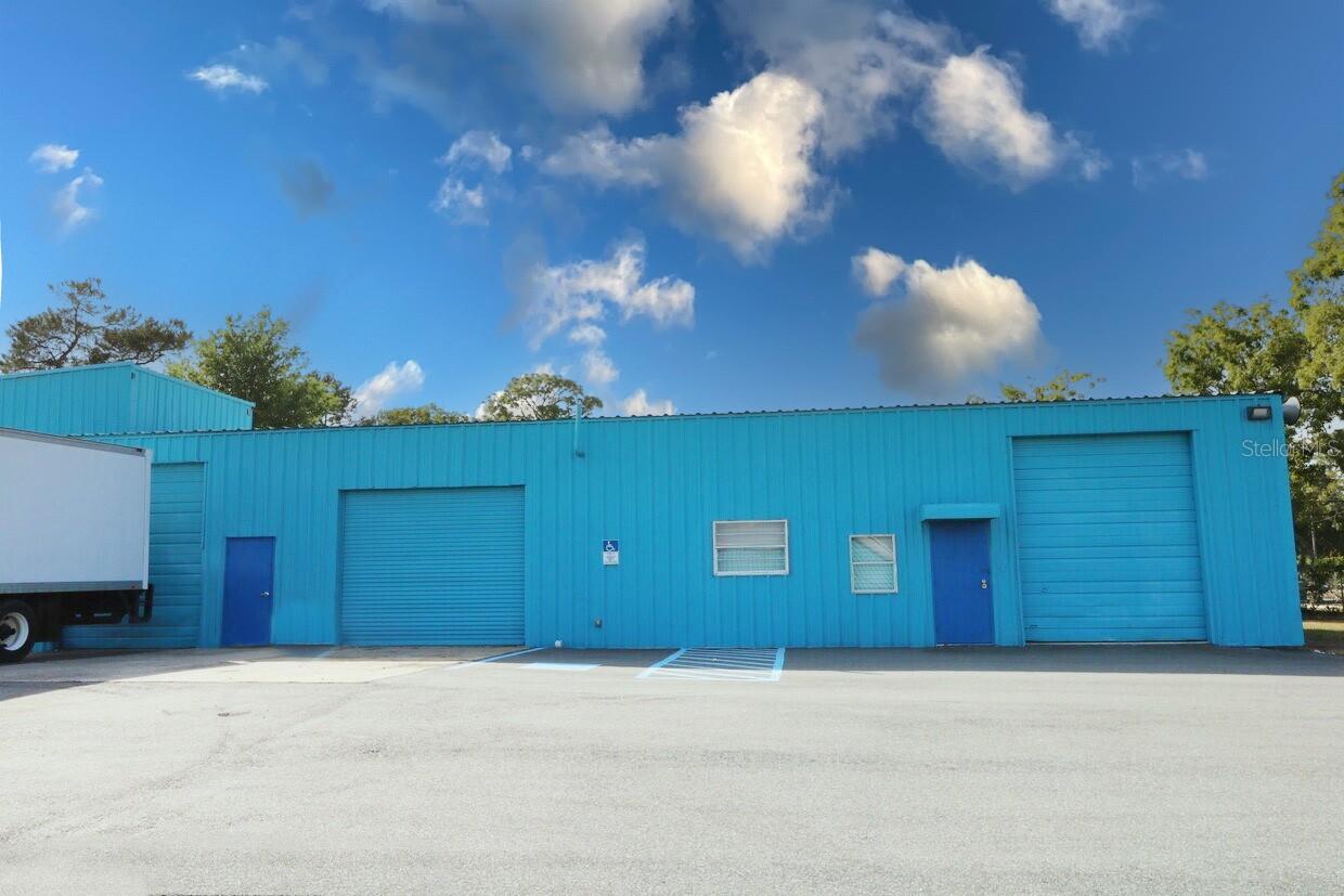 M2 zoning, 1.62 acre cleared, fenced storage yard. 5,750 SF Metal building with two 10' x 12' door and one 12' x 10' door. 200 Amp 3 phase power, water & sewer provided by Marion County.