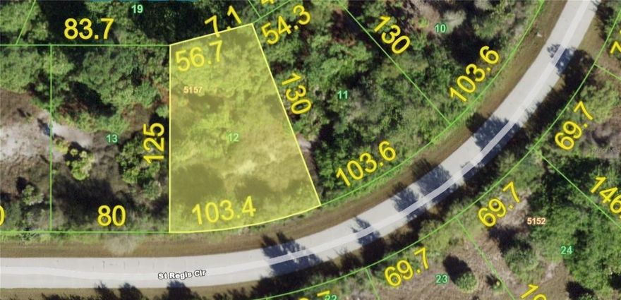 Build your dream home on this spacious residential lot located in the desirable Port Charlotte community. This property is in Flood Zone X (no flood insurance required) and offers public utilities nearby. Conveniently located near shopping, dining, schools, and just a short drive to Gulf beaches. A great opportunity for investment or future construction