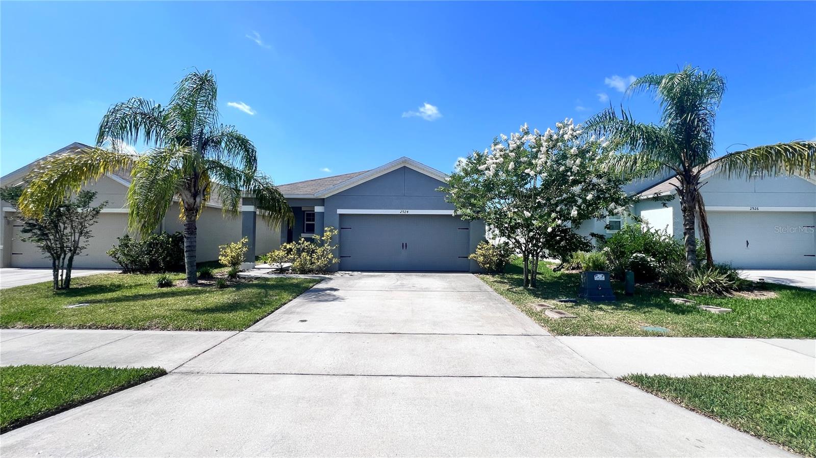 Location! Location! Location! The water with water features! Just minutes from the beach, the Best location in town! Take a bike ride on the trail to downtown shopping and dining in New Smyrna Beach. The Hollandale welcomes you into the foyer and leads you into the large Great Room to an Open Kitchen Walk past the Living area onto your covered patio where you will enjoy those outdoor events with friends and family. The third bedroom can be used as an office, study or den. This must-see home comes with all the extras including SMART HOME features, refrigerator, and blinds!! Smart Home features include sky doorbell that activates when the doorbell is pushed. Remotely lock/unlock the door, open/close the garage door and activate your porch light. It also comes with Alexa and Alexa Dot and an alarm can be added as well as cameras! Save money with the highly energy-efficient 15 SEER AC, dual pane low E windows, radiant barrier and Builder warranty. This home won't last long!
** LAWN, FEED, AND WEED INCLUDED IN RENT.
HOA FAQ:
HOA Tenant Registration Fee $150.00
No more than two (2) persons in each bedroom are allowed, and no more than two (2) unrelated persons may reside together.
No more than 4 vehicles allowed at each property.
The Required, Essential Resident Benefits Package enhances your renting experience for only $34 each month. Tenants enjoy valuable services designed to support your lifestyle and future plans, ensuring convenience and peace of mind throughout your tenancy.