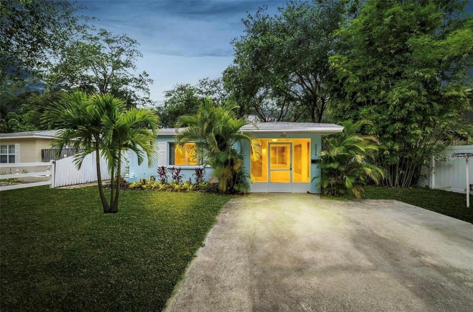 Absolutely charming rental in the sought-after Jungle Terrace neighborhood! Just one block from Walter Fuller Park and 10 minutes to Treasure Island, this home features a brand new custom kitchen with quartz countertops, stainless appliances, washer & dryer included, and sleek terrazzo floors throughout. Enjoy a cozy screened-in front porch, a private backyard with two storage sheds, and unbeatable proximity to beaches, shopping, and dining. Small pet ok with tenant approval. (non refundable deposit)