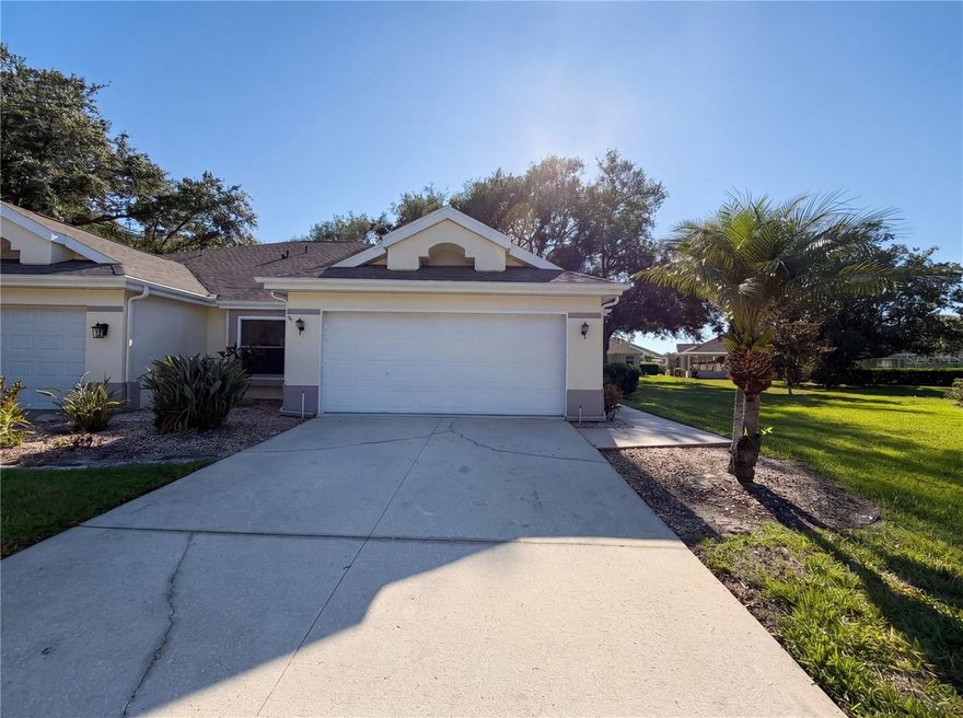 One or more photo(s) has been virtually staged. Welcome to carefree Florida living in the highly sought-after Kings Point community in Sun
City Center—where resort-style amenities and low-maintenance living come together
beautifully. The comprehensive maintenance fees include cable, internet, lawn care, water,
sewer, trash, community amenities, pools, and more, allowing you to fully enjoy the lifestyle
you deserve.
As you arrive, the screened front porch welcomes you with the perfect spot to relax and enjoy
your morning coffee or evening breeze. Step inside to an inviting great room floor plan
featuring soaring cathedral ceilings that create a bright and spacious atmosphere throughout the
living and dining areas.
The beautifully designed kitchen is sure to impress with granite countertops, abundant
cabinetry, decorative glass cabinet doors, crown molding, convenient pull-out shelves, and a
large pantry for exceptional storage and functionality. The nearby laundry closet adds ease and
convenience to daily living.
The spacious primary suite comfortably accommodates a king-size bedroom set and includes a
walk-in closet, dual vanities, and a walk-in shower, creating a peaceful private retreat. The
generously sized guest bedroom at the front of the home features a charming window seat,
perfect for guests or a cozy reading nook.
One of the standout features of this home is the expansive glass-enclosed lanai, offering endless
possibilities as a hobby room, home office, fitness area, or additional living space.
Additional highlights include a two-car garage with extra shelving for storage, holiday décor,
and beach gear, plus a prime cul-de-sac location that enhances privacy and tranquility.
Residents of Kings Point enjoy access to an incredible array of amenities, clubs, recreation,
pools, and social activities, making every day feel like a vacation.
With its spacious layout, upgraded finishes, maintenance-free lifestyle, and unbeatable
community amenities, this home is the perfect place to start your next chapter.