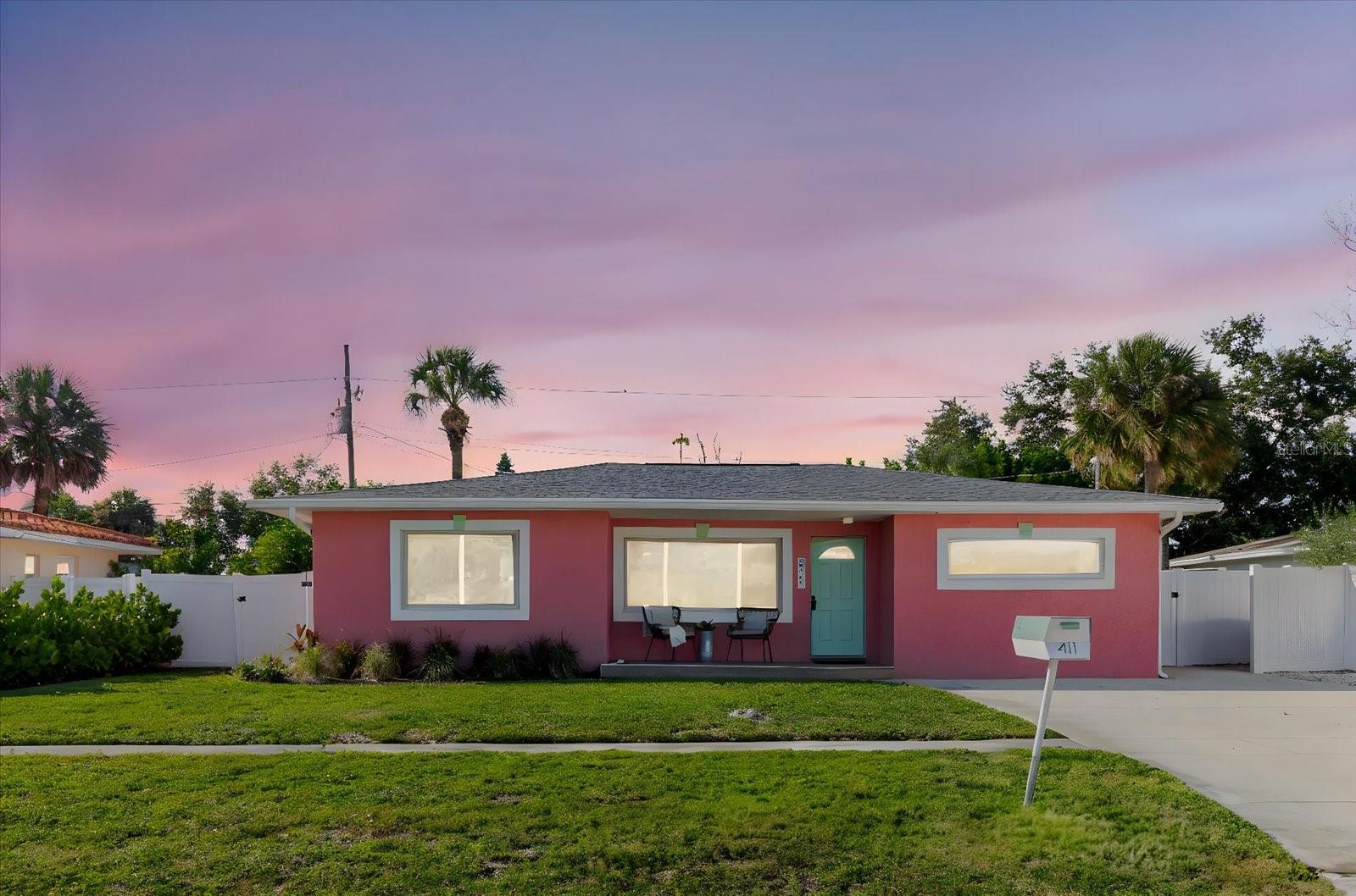 Experience the best of Florida coastal living at 411 87th Ave, a fully renovated 3-bedroom, 2-bath block pool home in the heart of St. Pete Beach!
Step inside to a bright, open layout with natural light streaming through hurricane-impact windows. The remodeled kitchen is outfitted with custom cabinetry, THOR appliances, quartz counters, and a beverage fridge—designed for both entertaining and everyday convenience. A dedicated laundry room with new stackable washer/dryer and built-in storage adds functionality, while durable tile flooring throughout makes maintenance easy. The new master suite includes an en-suite bath and dual closets, creating a true split floor plan.
All major systems have been updated, including a 130-mph shingle roof (2016), impact windows and doors (2019), updated electrical and plumbing, a 6-ft elevated 2.5 ton HVAC system (2025), and a new 40-gallon water heater (2025). Outside, enjoy a refinished pool with newer pump, screened lanai, vinyl privacy fence, paver patio with turf, and raised garden beds. Two sheds (one with electric) and an extended driveway provide storage and parking for cars, golf carts, a boat, or RV. With these upgrades already complete, this home is truly move-in ready.
Following Hurricane Helene, the home was fully remediated and thoughtfully renovated with the intention of staying and done to a high standard with quality and care. A 4-point inspection was conducted and passed. Located in a golf-cart-friendly community, this home puts you minutes from award-winning beaches, shops, restaurants, parks, the library, schools, and just a short drive to Downtown St. Pete and Tampa International Airport. This home offers a combination of thoughtful upgrades, storm-ready features, and a true coastal lifestyle. It is as practical as it is beautiful.
Schedule your private showing today!