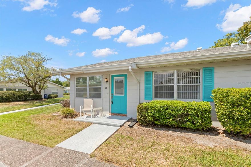 Welcome to this GOLF CART FRIENDLY, 55+ location in the GATED community of Kings Point, Sun City Center!  This end unit is located close to the North Clubhouse as well as the main, MANNED gated entrance.  THE FEES INCLUDE cable, internet, pest control, water, sewer, trash, lawn care, roof repair & replacement and access to activities that include over 200 clubs, multiple indoor/outdoor HEATED pools, fitness, PICKLE BALL, an onsite SALON, two restaurants and so much more which allows for no need to leave in this MAINTENANCE FREE LIFESTYLE!  A covered carport is steps away from the front door! This York floor plan has 1-bedroom, 1.5-bathrooms with a Florida Room that can be a second bedroom to accommodate guests! The combined living and dining areas create a spacious layout ideal for both everyday living and entertaining.  The kitchen is equipped with a dishwasher, loads of cabinetry and plenty of counter space! The spacious primary bedroom easily accommodates king-size furniture and features a full wall of closets along with a private en-suite bathroom. A convenient half bathroom with a new sink is perfect for guests. The interior laundry room offers added convenience and extra space for storage.  This association is PET friendly and allows for short-term rentals (30 days)! Kings Point has TWO clubhouses with RESORT STYLE amenities including numerous indoor/outdoor HEATED pools (lap pools and aerobic pools too!), large decks for cookouts and events including parties, movie nights and casual dining at Café Le Perk at the North Clubhouse. The 2020 Centre Club has a STATE-OF-THE-ART FITNESS facility and Serenity Salon and Spa where you can enjoy manicures, pedicures and even messages!  The South Clubhouse offers a fitness center and the Palm Court Restaurant & Bar where the golfers share their day and relax in the indoor/outdoor pools and steam rooms. The Property Management Company is ON-SITE, which provides peace of mind! If you plan on venturing out, there is quick access to restaurants, SHOPPING, beaches & 30 minutes to Tampa International Airport, less than an hour to the Sarasota shops and 20 minutes to Ellenton Prime Outlets!