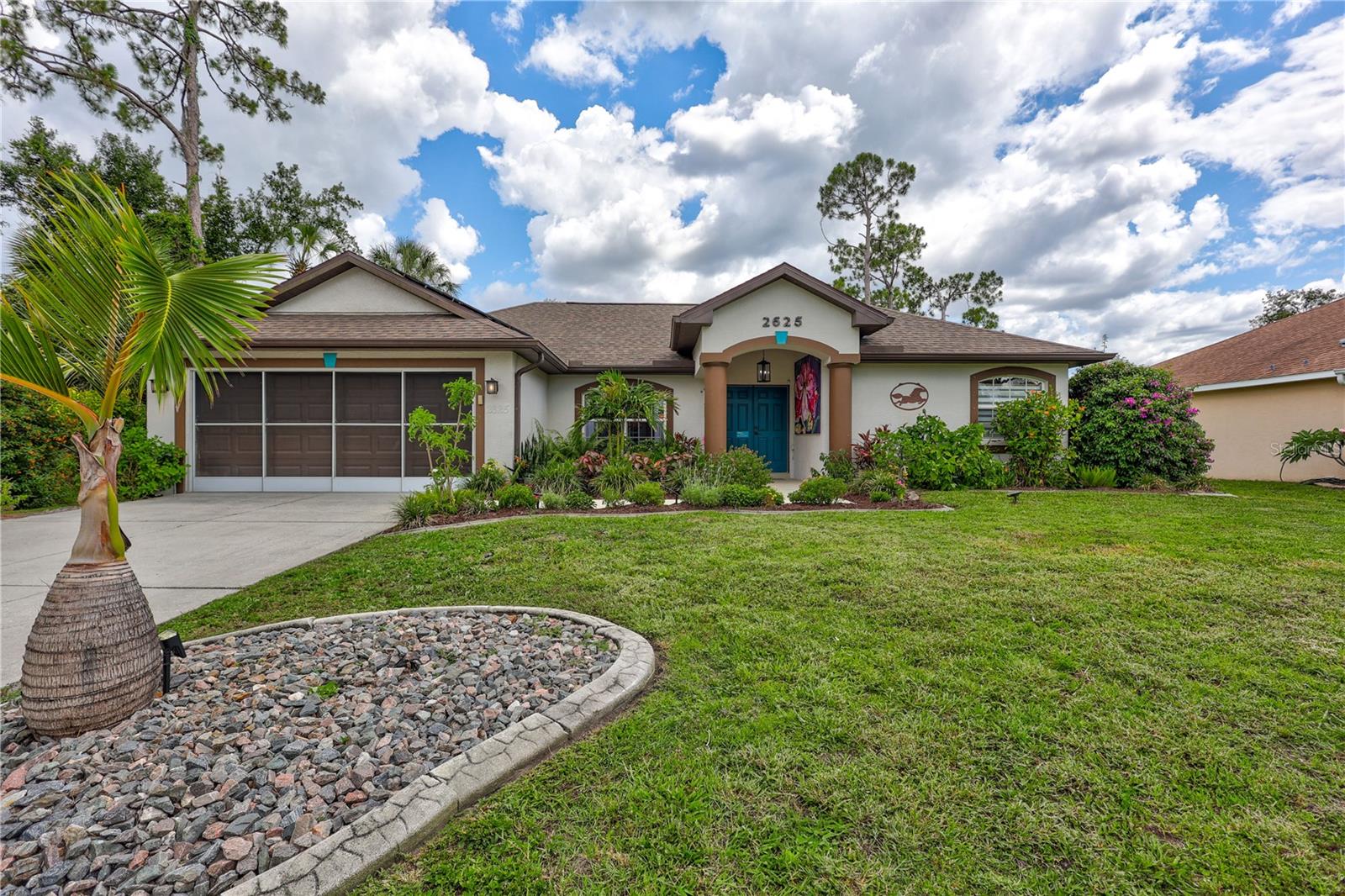 **Double Lot **| No HOA | Fully Upgraded Pool Home in North Port!
2625 Yuma Avenue, North Port, FL 34286
Discover the freedom, space, and comfort you've been searching for in this move-in-ready, custom-built 3-bedroom, 2-bath pool home—situated on a rare double lot with no HOA restrictions! Located in one of Florida’s fastest-growing cities, this home is ideal for anyone looking to enjoy the Florida lifestyle with room to grow and space to breathe.
Packed with Upgrades—Peace of Mind Included
Spanning over 1,900 sq. ft., this beautifully maintained home features a new roof (2022), solar panels, a pool heater, a well pump, water heater, appliances, light fixtures, and hurricane shutters—all recently updated for worry-free living. Best of all, the home sits high and dry and remained flood-free during the last hurricane.
Your Private Outdoor Oasis Awaits
Relax or entertain in the fully fenced backyard, complete with a sparkling pool, expansive screened lanai, and lush landscaping. Inside, enjoy an open floor plan with soaring tray ceilings, a welcoming living/dining area, a separate family room, and a modern kitchen featuring granite countertops, stainless steel appliances, a walk-in pantry, and designer lighting.
Endless Potential with the Bonus Lot
The vacant adjoining lot is your blank canvas—expand your living space, build a detached garage or guest house, park your boat or RV, or create your ultimate backyard paradise. With no HOA to limit your vision, the possibilities are endless.
Why Choose North Port?
North Port offers a relaxed, family-friendly atmosphere with top-rated schools, low taxes, and proximity to Gulf Coast beaches, state parks, and the famous Warm Mineral Springs. Plus, you're just minutes from the booming Wellen Park development—home to new shops, dining, events, and CoolToday Park, the spring training home of the Atlanta Braves.
Your Florida dream lifestyle starts here.
Don’t miss this unique opportunity to own a move-in-ready pool home on a double lot with total freedom and room to grow. Schedule your private showing today!
