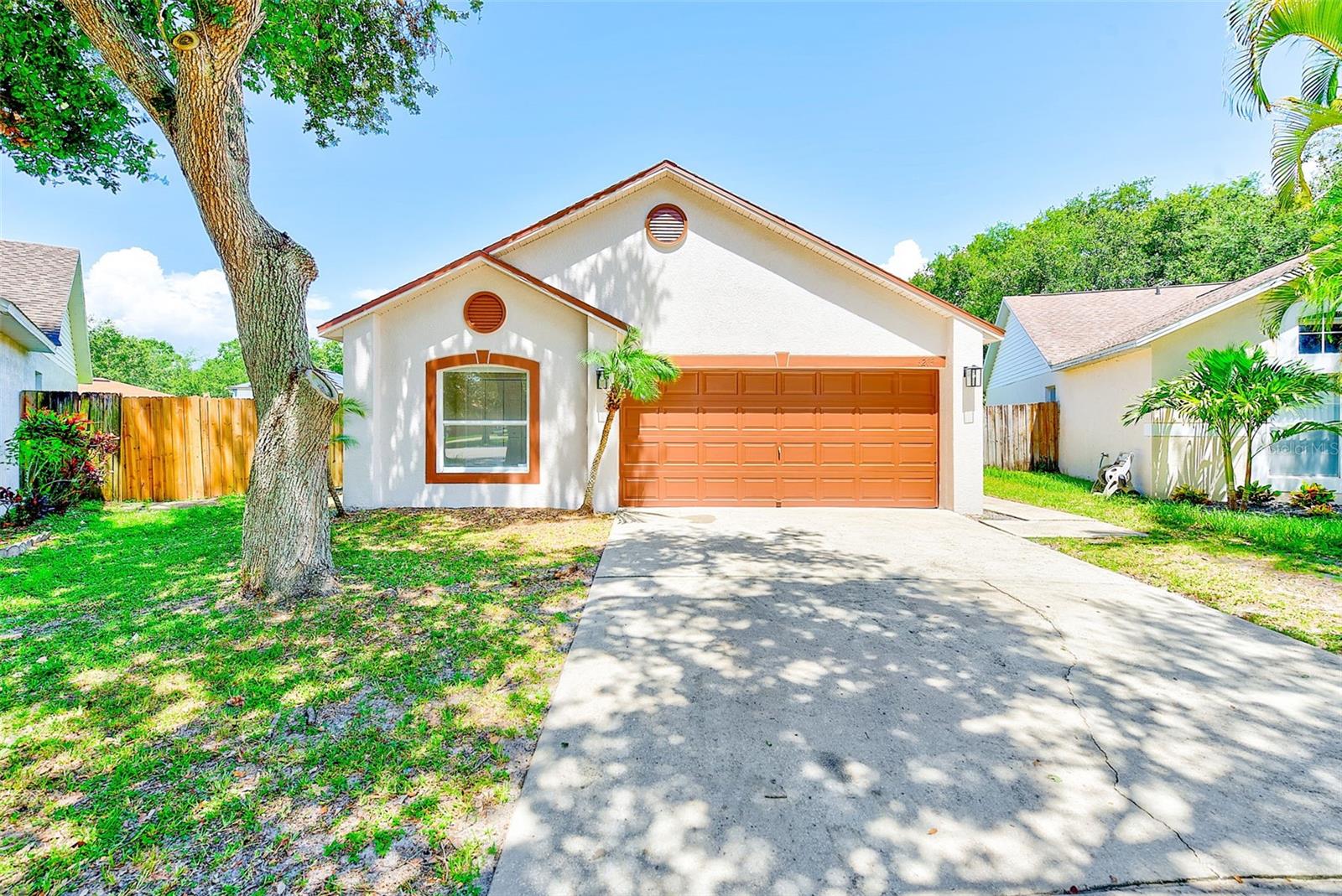 Move-In Ready 3/2/2 Block Home on Large Cul-de-Sac Lot! Welcome to this beautifully updated home located in the desirable Villages of Lake St. Charles. Situated on a spacious pie-shaped lot at the end of a quiet cul-de-sac, this 3-bedroom, 2-bathroom home features a highly sought-after open split floorplan that offers both functionality and comfort. Enjoy peace of mind with brand new upgrades throughout, including a new roof, new A/C unit, new water heater, new LVP flooring, new carpet in the bedrooms, new fixtures, fresh interior and exterior paint, and new vanities in both bathrooms. The master bedroom boasts a walk-in closet, creating a private retreat within your home. Step outside to a large backyard, perfect for entertaining family and friends or simply enjoying Florida’s sunshine. Located just minutes from I-75 and the Crosstown Expressway, this home provides easy access to downtown Tampa, Brandon, and surrounding areas. You’ll also find plenty of shopping, dining, and everyday conveniences nearby. Don’t miss your chance to own this turnkey home in a prime location—schedule your private showing today!