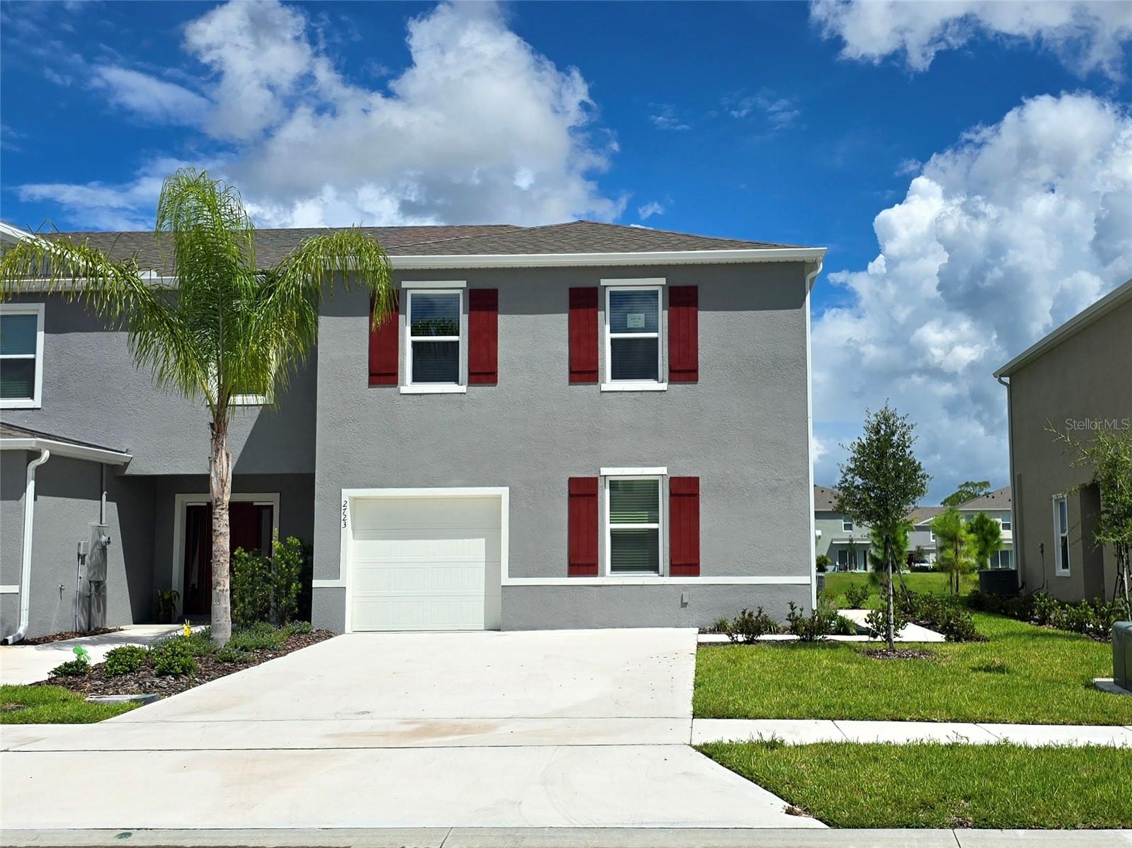 Now available for lease: this stunning brand-new end-unit townhome, built in 2025, offers the perfect blend of contemporary design, comfort, and coastal charm—all nestled within the desirable Rivers Edge community in Edgewater, Florida. Spanning 1,840 square feet, this thoughtfully crafted 3-bedroom, 2.5-bath home features durable all-concrete block construction and an open-concept layout ideal for both everyday living and entertaining. Be the first to live in this property.Step inside to find a bright and airy living space filled with natural light from oversized windows and a sliding glass door that opens to your private patio with a gorgeous pond view. The modern kitchen is a delightful, complete with sleek granite countertops, stainless steel appliances, a spacious pantry, and ample cabinet storage. The open flow between the kitchen, dining, and family areas creates a welcoming atmosphere for hosting or relaxing at home.Upstairs, discover three well-appointed bedrooms, including a luxurious primary suite featuring a large walk-in closet and a spa-inspired en-suite bathroom with dual vanities, a tiled walk-in shower, and extra linen storage. The secondary bedrooms offer flexibility for family, guests, or a home office.Smart home technology is seamlessly integrated throughout the home, allowing for convenient control of your thermostat, lights, and security features—adding a layer of ease and efficiency to your daily routine.Enjoy serene mornings or quiet evenings on your private patio, with lush landscaping and peaceful surroundings just outside your door. As an end unit, you’ll benefit from extra privacy and additional natural light throughout the home.Perfectly located just minutes from the beach, local shops, restaurants, and outdoor recreation, this townhome delivers both lifestyle and location. Schedule your private showing today and experience the elevated Florida living that awaits at Rivers Edge.