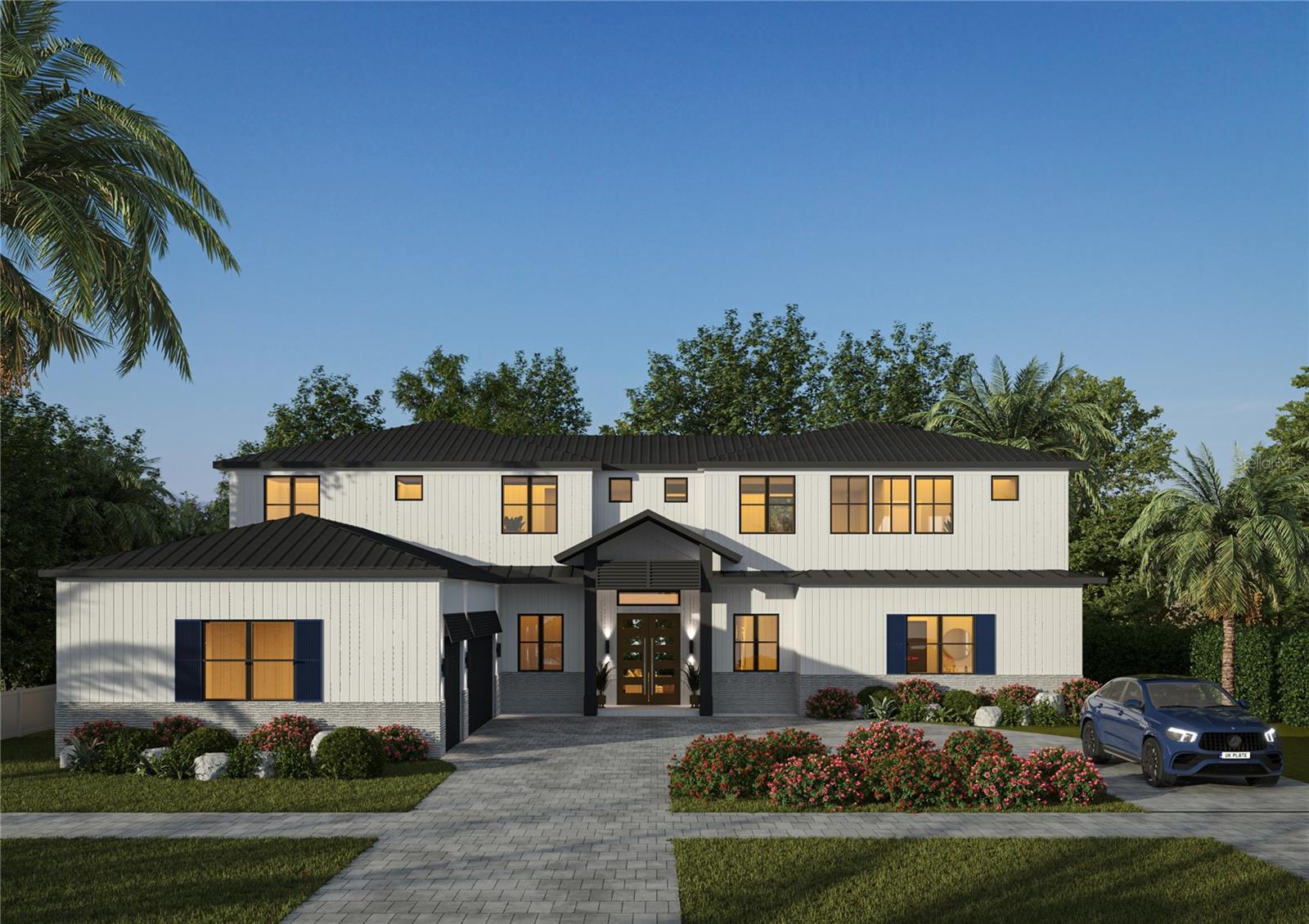 Pre-Construction. To be built. Excellent Build/Development Opportunity LOT and CITY APPROVED PLANS. Just Minutes from Siesta Key Beach in the coveted Granada neighborhood! All plans and permits have already been city-approved. The preliminary plans are attached for a thoughtfully designed two-story home featuring 4 bedrooms, 3 full and 2 half bathrooms, a two car garage, open floor plan, gourmet chef’s kitchen, dining room, great room with sliding doors that lead to the backyard oasis, a dedicated office, and flexible loft space. The first-floor primary suite is a private retreat, offering a spa-inspired bathroom with a freestanding soaking tub. On the second floor, three additional bedrooms provide en-suite or jack-and-jill bath access, perfect for family or guests. Designed for entertaining, the outdoor living spaces include two covered lanais, a resort-style pool with spa and sun shelf surrounded by paver decking, a summer kitchen, outdoor shower, and pool bath. Upstairs, a covered balcony overlooks the landscaped backyard and preserved Grand Oak tree, adding privacy and natural beauty. Short-term rentals are permitted, allowing flexibility for many investment opportunities such as Airbnb and vacation rentals. Located minutes from world-renowned Siesta Key Beach, Southside Village, and Downtown Sarasota, this opportunity offers convenience plus the option to build a luxurious home. This location is surrounded by Sarasota’s finest shopping, dining, and cultural attractions. This is a rare opportunity in one of Sarasota’s most desirable neighborhoods.