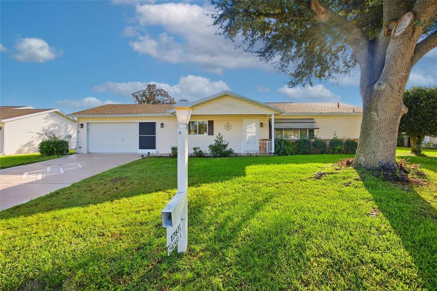 Discover this stunning 55+ community home featuring 2 bedrooms and 2 bathrooms in the charming neighborhood of Spruce Creek South. This lovely residence welcomes you with a cozy living room and a spacious kitchen, complete with ample storage for all your culinary needs. Enjoy your mornings on the enclosed lanai, which offers easy access to the backyard, perfect for relaxation or gardening. The community boasts an impressive array of amenities, including a clubhouse with a fitness center, his and her saunas, game rooms, and a large kitchen for hosting gatherings. Residents can enjoy entertainment on the stage, partake in billiards, and utilize the fitness center’s bathrooms, along with convenient outdoor facilities by the pool and office. Enjoy resort-style living with a sparkling pool, spa, outdoor game areas, picnic area, an 18-hole golf course, a pro shop, an on-site restaurant, RV/boat storage(low fee), even a softball field and numerous clubs & events . Experience the vibrant lifestyle that awaits!