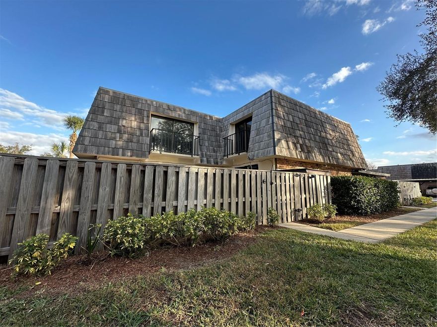 Beautiful two-story townhouse offering an excellent opportunity for both first-time homebuyers and savvy investors. This well-designed home features 2 bedrooms and 2 full bathrooms upstairs, with each bedroom offering its own private balcony—a rare and desirable feature that adds value and rental appeal.

The first floor includes a functional kitchen, dining area, spacious living room, and a convenient half bath with laundry area (washer and dryer not included). The home features tile flooring throughout the first floor and laminate wood flooring on the stairs and second level, offering durability, low maintenance, and a modern look—ideal for owner-occupants and rentals alike.

Enjoy peaceful pond views and a private fenced front porch, perfect for relaxing or creating an inviting outdoor space. The property includes two assigned parking spaces, a major convenience for residents and guests.

Located in a gated community with strong rental demand, residents enjoy access to a private pool for residents and guests, clubhouse, fitness center, and recreation room. All kitchen appliances are included, making this home move-in or rent-ready (washer and dryer not included).

The HOA covers exterior maintenance, lawn care, and common areas, helping keep ownership simple and predictable. (Roof maintenance is not covered by the HOA.)

Whether you’re looking to purchase your first home or add a low-maintenance property to your investment portfolio, this townhouse offers location, amenities, and long-term value.