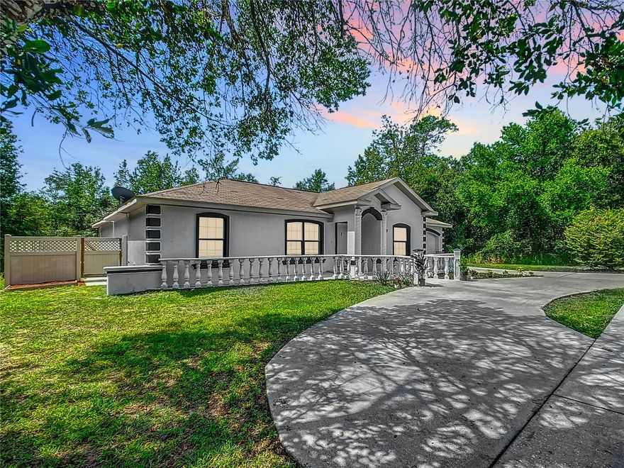 Updated with New Floors, New Paint, New Kitchen Appliances & Seller will credit new home buyer $10K for NEW ROOF! spacious and well-maintained, this beautiful 3-bedroom, 2-bathroom pool home in Marion Oaks is a perfect fit for families. Situated on 0.17 acres, the property boasts a fenced-in backyard and a convenient circular driveway. an excellent opportunity for those looking to settle down.
This lovely home features two separate AC units, ensuring comfort throughout. Inside, you'll find distinct living, dining, and entertainment areas. The entertainment/family room conveniently connects to the pool area, making it ideal for hosting gatherings and enjoying barbecues with loved ones. The split floor plan offers generous-sized bedrooms, providing ample space for everyone. Plus, the entire house is adorned with beautiful tile flooring.
The master bedroom is a true retreat, complete with a walk-in closet for all your storage needs. The master bathroom features an attractive tile backsplash and a convenient walk-in shower. Surrounded by other well-maintained properties, this home is located near schools, shopping centers, and entertainment options. Additionally, its proximity to I-75 makes commuting a breeze. 
This home can also be easily converted to an income producing efficiency with separate entrence  
Don't let this opportunity pass you by! Schedule your showing today and discover all the wonderful features this home has to offer.