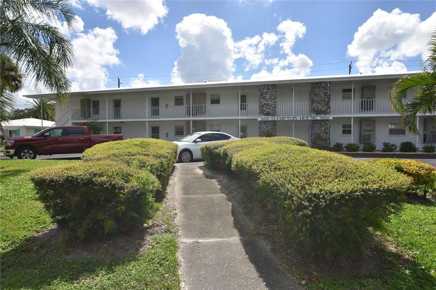Very affordable 1 bedroom unit.  Close to transportation, shopping etc.  This building never had any kind of damage or water during hurricanes.  You have solid exterior walls.  Stainless steel frig and stove will stay.  Water, Sewer, Trash and Cable TV included in maintenance fees. Location, location, location.  Couple of minutes from Bobby Jones golf course, 5 minutes away from shopping centers, 15 minutes from Lido beach, 10 min from downtown Sarasota,  Easy to Show
