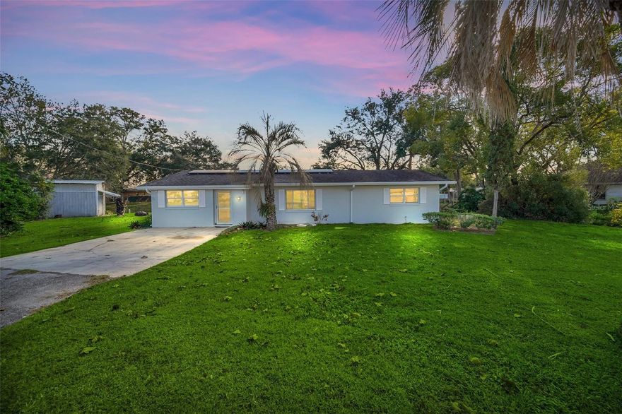 Honey, stop the car! This tucked away gem on the water is the kind of Lake Weir property buyers and guests book for the lifestyle. Set on quiet Bird Island with canal access to Lake Weir, this 3-bedroom, 2-bath pool home brings together everything one would want in a true Florida waterfront escape, including a new dock installed in 2024, a private pool, oversized storage shed, and easy access to boating, fishing, kayaking, and jet skiing. It's a peninsula where water surrounds you and the sunsets are absolutely stunning too view right from your front yard. If you like mornings on the water to afternoons by the pool, this home delivers the kind of peaceful, recreation-filled setting that feels like a getaway from the everyday. While it feels serene, it’s still less than 10 minutes from conveniences in Summerfield and The Villages. Whether you’re looking for a full-time residence, weekend escape, seasonal retreat, or an investment with income-producing short-term rental potential, this property stands out with its waterfront setting, lifestyle appeal, and flexibility. Schedule your private showing and come experience the best of Bird Island and Lake Weir living for yourself.