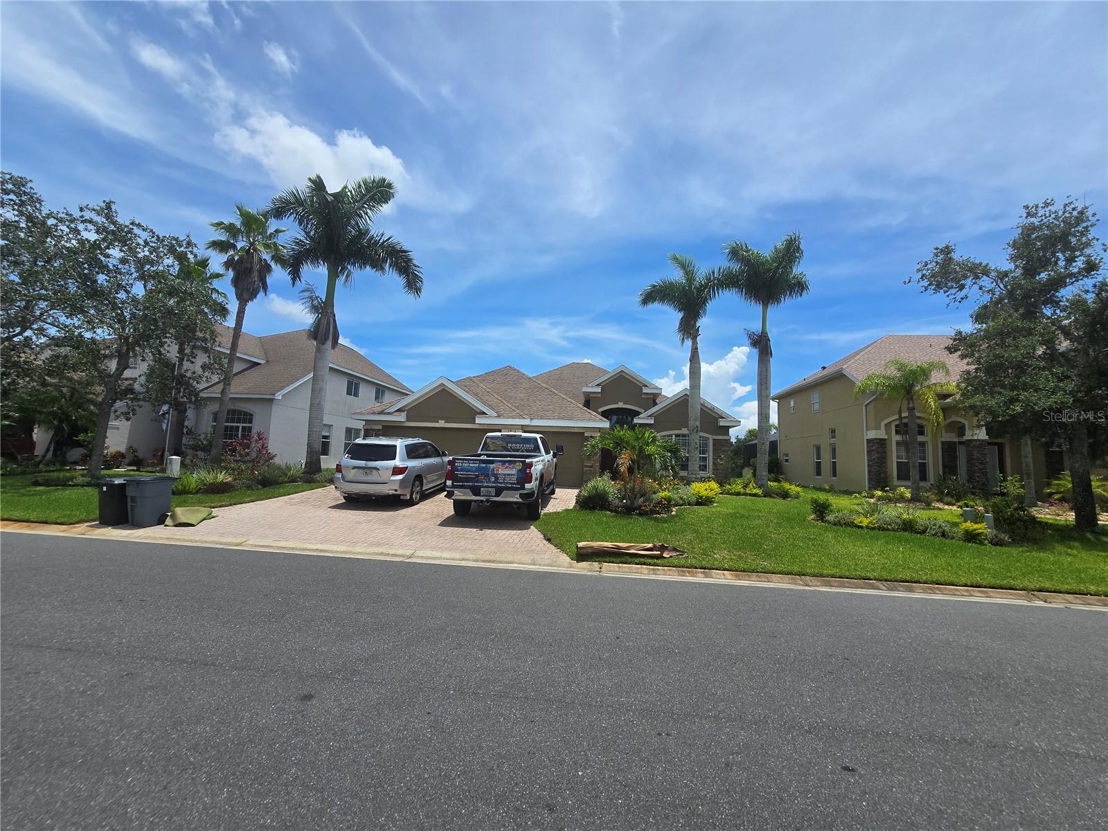 St Jamse Ryland home in gated Oakleaf Hammock. Landscaping and irrigation. Stone on front exterior. Outdoor kitchen with grill, Heated caged saltwater pool. Kitchen with tile backsplash, Corian counters and molded sink. Primary bedroom closet has organizer.