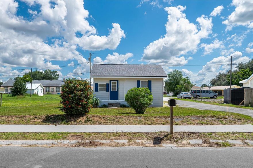 CUTE COTTAGE ~ MOVE-IN READY! Updated two-bedroom, 1 bath home sits on a 50' x 116' corner lot with alley access. Tile floors throughout the living areas and laminate flooring in the bathroom that offers a walk-in shower and single sink vanity. The refurbished kitchen has attractive cabinetry and backsplash. This sidewalk neighborhood has easy access to shopping, schools, eateries and US Hwy. 27.
