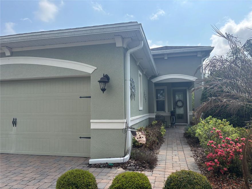 Nestled on Conservation ~ Enjoy the 'Lifestyle' of Victoria Gardens 50+ Gated, Cresswind Community ~ This lovely Homesite has Lush Landscaping and NO REAR NEIGHBORS ~ 2 split bedrooms, 2 full baths with Office / Den ~ Light & Bright ~ Features include, Ceiling Fans,   Fenced backyard, Screened Enclosed  Lanai, w Pavers for you to enjoy the peaceful surroundings ~ The beautiful kitchen features Upgraded 42" Cabinets, Beautiful Stone Countertops, Breakfast bar, walk-in Pantry and Natural Gas Range ~ Stylish touches continue in the spa-like owners suite, Walk-in Shower, 2 Separate Vanities and private water closet. Owner privileges include the Private Clubhouse w Dining, Bar, Card rooms, Billiard Room, Fitness Room, Resort-style heated Pool, Lighted Tennis & Pickleball Courts, Bocce Ball, Library, Crafts, Travel Clubs, Ballroom and Putting green. The Public 18 hole Golf course is just across the street in the community. Daytime, Manned Gates, Total Lawn care, reclaimed water, Fiber Optic Cable TV, Hi-speed Internet! Minutes to the Quaint, Historical downtown Deland, voted BEST MAIN STREET, Southern Charm, Blocks of culture, Boutiques & Fine Dining, Home to Stetson University. Only 20 minutes to the beautiful beaches of the east coast! Minutes to PUBLIX, Starbucks, convenient to Medical facilities, Transportation, and I-4. Appointment Only.