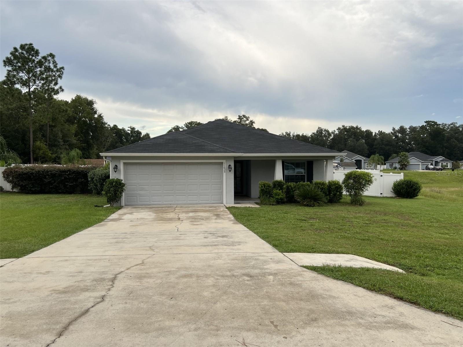 ***MORE PHOTOS COMING SOON*** Introducing a beautiful home with 3 beds and two baths, located at Kings Court, Ocala, Florida. Minutes from Top of the World. Featuring a stunning enclosed salt water pool, with plenty of space to host parties for your family and friends. Fully modern fenced backyard, with a shed and space to park your boat and/or other recreational vehicles. Going inside the home, your welcome to a open layout for the kitchen and main family room. The home features, pest control Traxx pipes installed by Home team company (for maximum protection from pests), security lights located around pool area and key points throughout the home, custom blinds for all windows, alarm system from ADT, irrigation system - featuring 40 sprinkler heads for full coverage of the home, and full gutter install. Don't wait for this fine home to slip away, request a showing today!