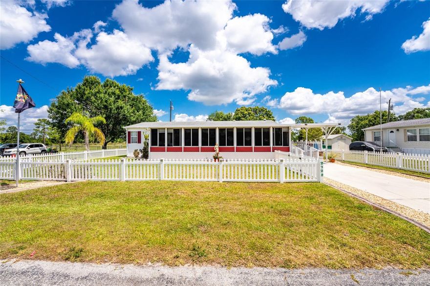 WOW! What a find.  
Tucked away on a quiet one-way private street in beautiful Punta Gorda, this spacious 3-bedroom, 2-bath manufactured home offers approximately 1,500 square feet of comfortable living and is fully ADA compliant, thoughtfully designed for accessibility and ease of living.
 
This well-maintained home features a bright and open floor plan with a spacious living room, dining room, and sunroom, creating the perfect setting for both relaxing and entertaining. The kitchen is truly a standout with its beautiful hardwood cherry butcher block countertops, adding warmth and charm to the heart of the home.
The primary bathroom features a walk-in Boca jetted tub installed in 2021, offering both comfort and convenience while enhancing the home’s accessibility and relaxation features.
 A separate, fully air-conditioned shed provides incredible flexibility and can easily serve as a:
? Home office
? Craft or sewing room
? Workshop
? Tool storage
? Hobby space
 
Additional upgrades and features include:
? Tankless hot water heater
? New septic system with lift station and drainage field
? Gutters with leaf guards
? Fully fenced yard
? Front and back porches perfect for enjoying Florida living
 
Best of all — there are NO HOA fees or restrictions.
 
Conveniently located near both US-41 and Interstate 75, this home provides easy access to all that Punta Gorda has to offer. Here in Punta Gorda, we like to say, “Everything is just five minutes away!” Enjoy nearby shopping, dining, entertainment, waterfront parks, and beautiful Charlotte Harbor.
 
This unique property is a must-see, offering comfort, functionality, and value in one wonderful package.