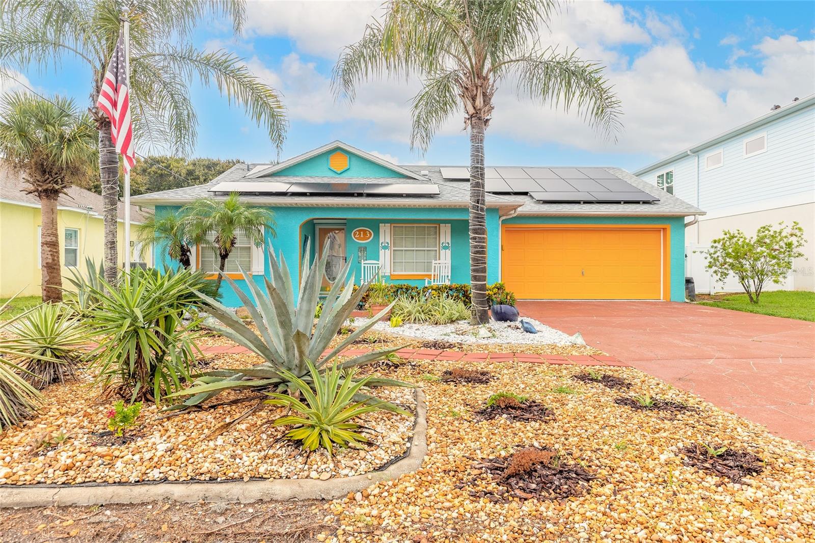 Welcome to your dream beachside retreat in Flagler Beach! Perfectly situated just one block from the sandy shoreline and one block from the tranquil Intracoastal Waterway, this move-in ready 3 bedroom, 2 bath pool home offers the ultimate Florida lifestyle. From the moment you arrive, you’ll be captivated by the beautifully landscaped yard and welcoming curb appeal. Step inside to discover an open concept floor plan with soaring ceilings and expansive windows that bathe the home in natural light while showcasing serene views of the pool and lanai. The spacious living areas flow seamlessly, making this home ideal for both relaxed everyday living and unforgettable entertaining. The heart of the home opens directly to a screened-in lanai with an in-ground pool, offering the perfect backdrop for outdoor dining, lounging, or hosting gatherings with family and friends. Imagine enjoying warm coastal evenings poolside, with the sound of ocean waves just steps away. Each bedroom is generously sized, providing comfort and privacy for family or guests, while the primary suite is a relaxing retreat. Both bathrooms are well appointed and designed for ease of living. Every detail of this home has been meticulously maintained, ensuring peace of mind for its next owner. Whether you’re looking for a full-time residence or a vacation escape, this property combines comfort, convenience, and charm. With the beach and the river both within walking distance, as well as easy access to local restaurants, shops, and community attractions, this home truly embodies the Flagler Beach lifestyle. Don’t miss this rare opportunity to own a coastal gem, your move-in ready beachside pool home awaits! HVAC 2021, pool pump 2016. Roof 2019.