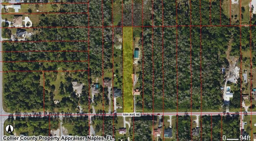 Great residential vacant land with 1.14 acres, it is located in a quiet, well-established neighborhood of Golden Gate Estates in Naples FL, between 2 already built properties. Seize the opportunity to build your dream home in an area with growth potential. No HOA.   The address for GPS location purposes only * 3231 18th Avenue NE Naples, FL 34120 *, the lot is right between this one and 3261 18th Avenue NE Naples, FL 34120.