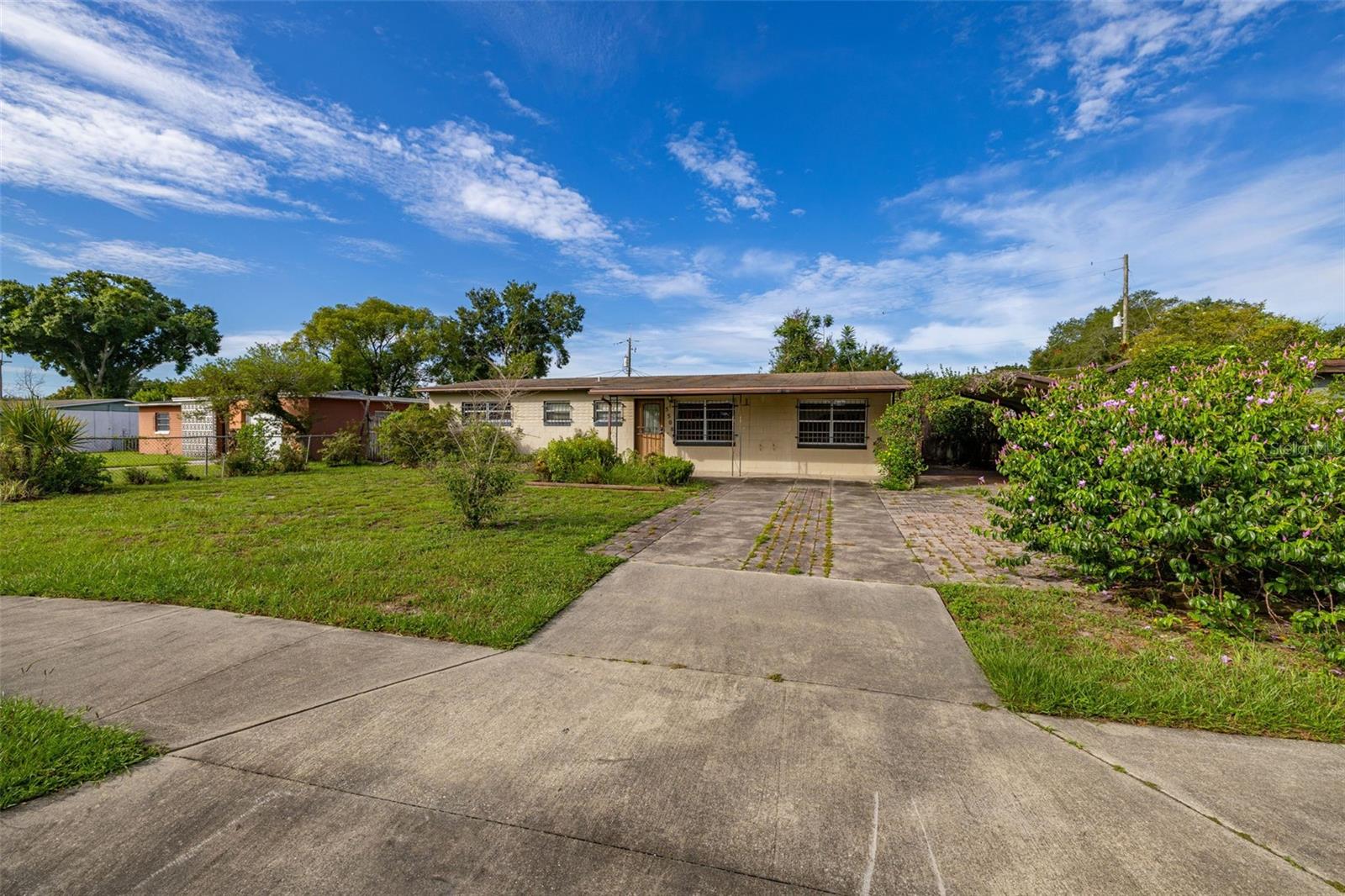 Welcome to this charming 3-bedroom, 1.5-bath home offering over 1,500 sq ft of comfortable living space and a refreshing private pool — all with no HOA! Perfectly situated in a quiet neighborhood just 20 minutes from downtown Orlando, this home provides both convenience and tranquility.
A permitted addition expands the living space, supported by two AC units for enhanced comfort. The kitchen was tastefully remodeled about 15 years ago, while the rest of the home retains its original character, ready for your personal touch.
Families will appreciate the excellent school zoning, while everyone can enjoy the peaceful surroundings and easy access to shopping, dining, and entertainment.
Investors are welcome, but please note: the seller will only consider reasonable offers. No low-ball offers will be entertained, as the seller is not desperate to sell.