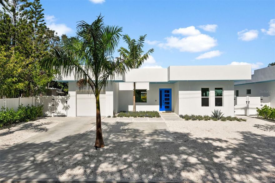 Please contact the Listing Agent to obtain details about the WEEKLY and MONTHLY rates. 
Available Dates in 2025:
From November 20 to December 10, 2025;
From December 30, 2025, to January 10, 2026;
Available Dates in 2026:
From February 19 to March 5, 2026;
From March 15 to March 25, 2026;
From April 1 to April 15, 2026;
OR Long-term starting May 1, 2026
Should you wish to rent TWO LUXURY RESIDENCES for a larger gathering of guests (up to 18), consider our alternative property named "SunShine Sarasota" (2375 Waldemere St, Sarasota), located next to "Sky Blue Sarasota" (2365 Waldemere St). Experience unparalleled luxury in this breathtaking new construction Mid Century Modern Residence! Welcome to this newly constructed masterpiece in the highly sought-after Arlington Park neighborhood. This stunning 4-bedroom, 3-bathroom home encompasses over 2,300 sq. ft. of flawless living space, crafted for both practicality and memorable family gatherings. Immerse yourself in the pinnacle of upscale living in this newly built masterpiece, ideally positioned near Siesta Key and the lively core of Downtown Sarasota. This remarkable home presents a perfect fusion of sophistication and comfort, tailored for those who appreciate a luxurious yet cozy lifestyle. Enter your personal haven where a private, heated swimming pool creates a resort-style atmosphere that encourages relaxation and leisure. The beautifully crafted outdoor area offers picturesque settings for enjoying the warm Florida breezes. The interior of the home exemplifies refined living with an open-plan layout that facilitates a seamless transition between the living, dining, and kitchen spaces. The residence is embellished with opulent features, including tiles, fixtures, and contemporary cabinets, adding a hint of European elegance to the environment. Conveniently situated near the shops and dining options of Southside Village and just minutes away from the vibrant downtown area, Marina Jack, St. Armands Circle, and the famous Siesta and Lido beaches, this home provides both luxury and accessibility. The property boasts a stunning FULLY FENCED private backyard with a heated pool, surrounded by lush palm trees. ***Location location location*** Only 6 miles to the SIESTA KEY BEACH and 5 miles to LIDO KEY BEACH. Both beaches have large public parking lots and a concessions stand with good hot food and frozen drinks. Siesta Beach's sand is 99% quartz l which makes it white and powder soft. Siesta Key also has two lively areas for dining. The Siesta Key village has restaurants and a couple stores. Another area by the South bridge has several restaurants. Grab your FISHING pole and head to the water, just 1.3 miles to the Siesta Dr - north bridge for fishing. DOWNTOWN is 2 1/2 miles away with restaurants, arts, shopping, Whole Foods and farmers market. Downtown has too many restaurants to name such as: Marina Jack’s, O’Leary Tiki Bar and grill, Owen’s Fish Camp, Mediterraneo. You can also take sightseeing boat cruises. LIDO KEY is just a couple miles from downtown. It is an exciting spot with lots to do including kayaking/stand up paddle boarding in the mangroves, hang out at Lido Beach or stroll around the restaurants and stores of St Armands Circle. AIRPORTs: Sarasota-Bradenton International Airport-SRQ (7 miles), Punta Gorda Airport- PDG: (50mi) Clearwater Airport (PIE): (57 mi) Tampa Airport (TPA): (60m)