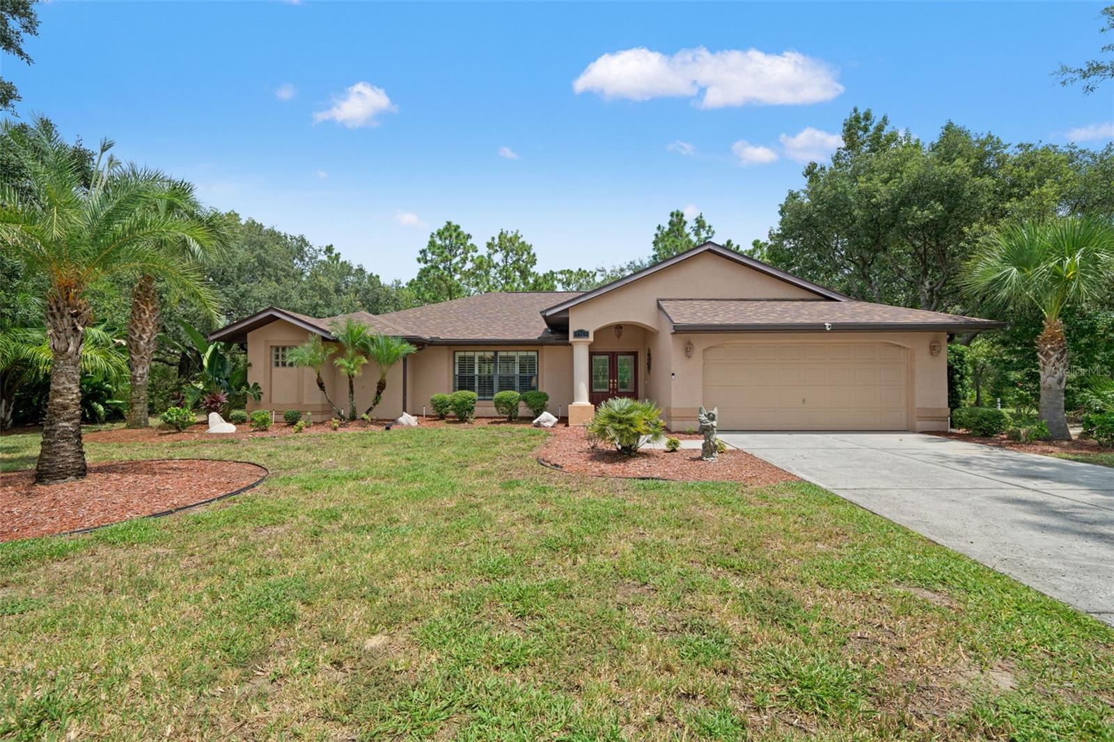 MOTIVATED SELLERS welcome you to this meticulously maintained 4-bedroom, 2-bathroom home offering 2,148 sq. ft. of living space in the desirable community of Sugarmill Woods! The layout offers plenty of space for everyone, with a separate living room, dining room, and a cozy family room—giving you flexible spaces to gather or spread out as needed.The 4th bedroom is ideal as a home office, playroom, or guest room, making it easy to adapt the home to your family’s lifestyle. Updates have already been completed for peace of mind, including a new roof in 2024 with transferrable warranty and a HVAC system installed in 2020. Located in the heart of Sugarmill Woods, this home combines the tranquility of nature with Greenbelt for added privacy. The private lot gives you extra peace and quiet, while still being close to everyday conveniences. Easy access to shopping, dining, golf, and Florida’s Gulf Coast. Don’t miss the opportunity to make this move-in ready pool home yours!
