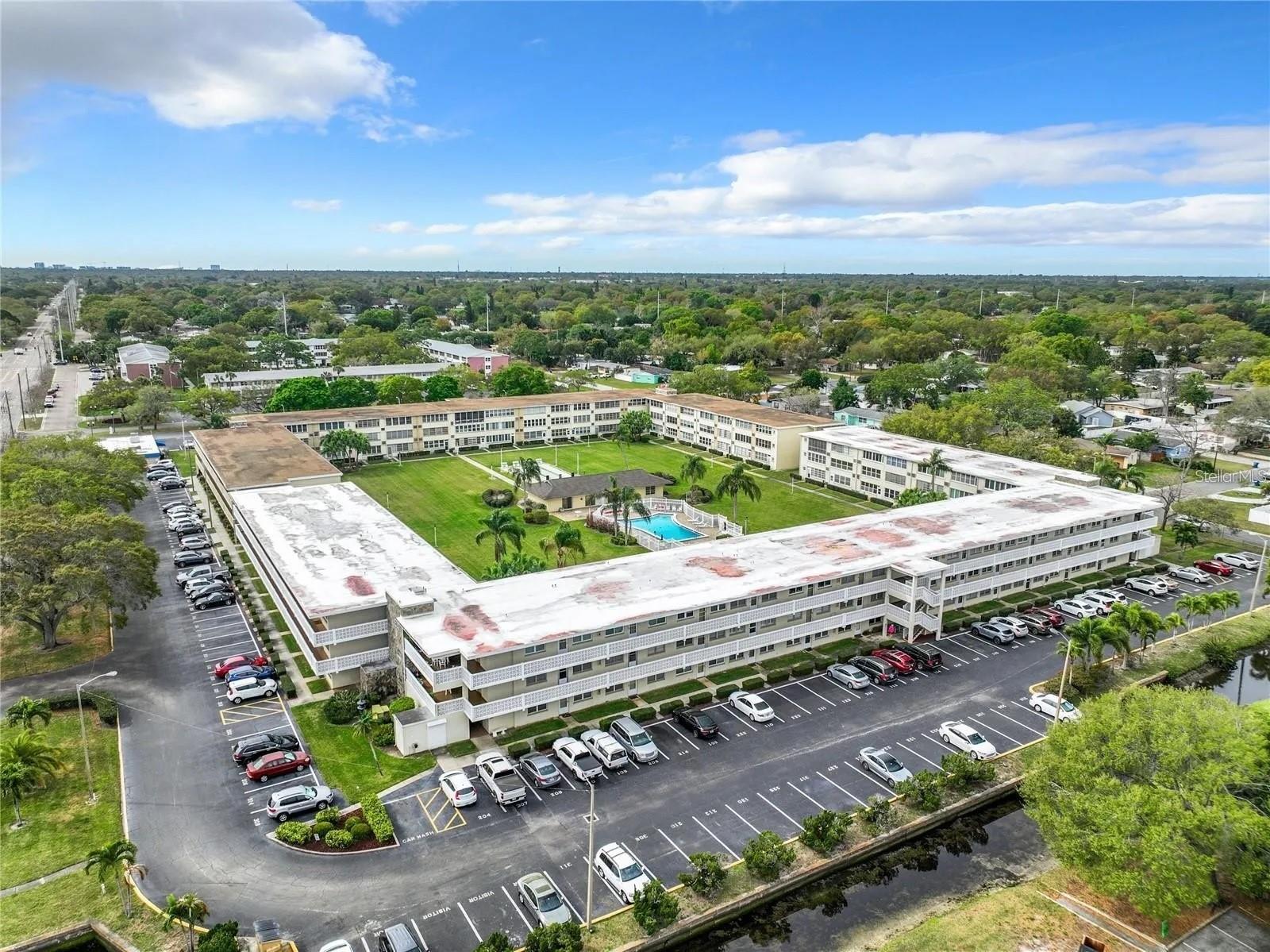 WELCOME TO GATEWAY SQUARE!
This highly desirable condominium community is nestled in the heart of beautiful St. Petersburg, offering a perfect blend of comfort, convenience, and Florida lifestyle living.
This spacious 860 sq. ft. condo features an oversized primary bedroom with a full ensuite bathroom, complete with a walk-in shower. An additional guest bathroom provides extra convenience. The bright Florida room can be used as an office, den, or even converted into a third bedroom, making the layout flexible to your needs. The open floor plan and an abundant natural light create an inviting atmosphere, while plentiful storage ensures everything has its place.
Community amenities include a clubhouse equipped with a TV, billiards, a full kitchen, and restrooms, as well as shuffleboard courts, a barbecue area, and a sparkling swimming pool ideal for soaking up the Florida sunshine. Shared laundry and additional storage are conveniently located on the same floor.
The condo fee covers insurance, grounds and exterior maintenance, escrow reserves, and professional Property Management, allowing for worry-free living.
Located near shopping, restaurants, airports, medical facilities, public transportation, downtown St. Petersburg, and some of Florida's most beautiful beaches, Gateway Square offers unparalleled accessibility.
BONUS: The unit is being offered fully furnished. If the buyer prefers, the seller will remove the furnishings at no cost to the buyer.
This is an excellent opportunity to own a well-maintained condo in a vibrant, amenity-rich community. Don't miss your chance - schedule your showing today!