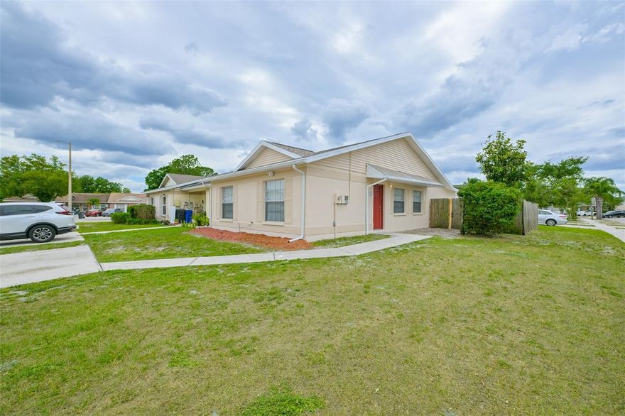 WELCOME HOME to this completely renovated, single-story townhome in the heart of Brandon—where style, comfort, and location come together effortlessly. With a SUPER LOW HOA, this 3-bedroom, 2-bath gem sits on a rare oversized private corner lot tucked away on a quiet cul-de-sac, offering both space and privacy that’s hard to find.
From the moment you arrive, the inviting curb appeal draws you in. Step inside to a bright, open-concept layout with volume ceilings that create an airy, spacious feel throughout.
The stunning kitchen is designed to impress, featuring solid wood cabinetry, stone countertops, modern appliances, and a stylish breakfast bar —perfect for entertaining or casual dining. The generous living space offers flexibility for a combined living and dining area, while the split-bedroom floor plan provides added privacy.
The primary suite is a true retreat with a beautifully updated en-suite bath, thoughtfully renovated with modern finishes.
Sliding glass doors lead to your fully enclosed lanai, ready for your personal touch, and beyond that, a huge fully fenced backyard—ideal for pets, gatherings, or simply enjoying your own private outdoor space. A convenient storage shed adds extra functionality.
Additional highlights include a newer A/C, newer roof, and updated systems, providing peace of mind and move-in-ready convenience.
Ideally located just minutes from Brandon’s best dining, shopping, and with easy access to downtown Tampa, this home truly has it all.
Schedule your private showing today—this one won’t last!