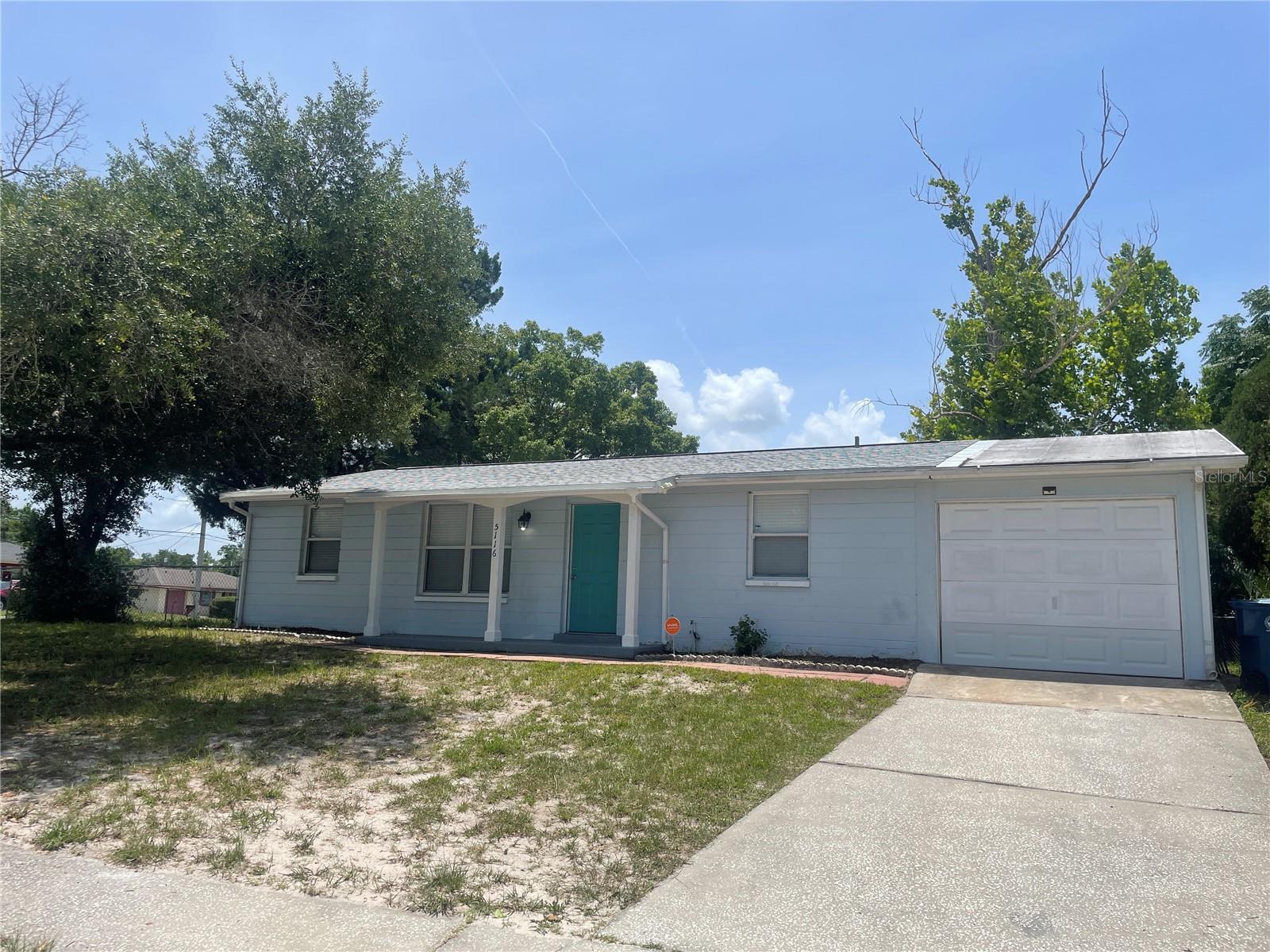Cute, light, bright and airy 2 bedroom, 2 bath split floor plan block home on corner lot with fenced yard! This Spring Hill charmer has tile throughout the living and wet areas, with carpet in the bedrooms only. Ceiling fans, relatively newer AC, and relatively newer windows. Inside laundry. Over-sized one car garage with attached large shed. Centrally located with plenty of shopping and dining choices... and, the Suncoast Parkway is only a 15 minute drive putting you in Tampa within 45 minutes! Welcome home!