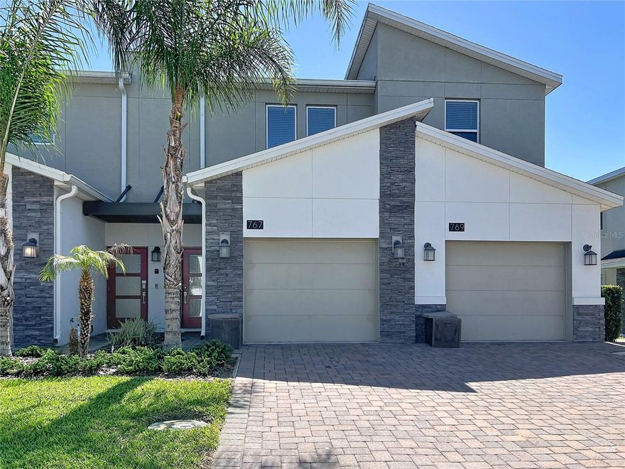 Welcome to an extraordinary opportunity in the ChampionsGate Resort community in Davenport. This impeccably appointed 3-bedroom, 2-bath condo also features a 1-car garage. It is a unfurnished short-term rental property, allowing you to furnish and personalize it to your own taste.
From the moment you step inside, you are greeted by an open-concept layout featuring a designer kitchen with modern finishes, an elegant dining area, and a beautifully styled living room that flows seamlessly for effortless entertaining—all overlooking a stunning view of the golf course.
This home also features a 1-car garage, an indoor laundry room with washer and dryer included, and, best of all, a rear covered and screened balcony overlooking the golf course. Additional highlights include a brick-paved driveway, quartz countertops, and stainless steel appliances.
ChampionsGate is conveniently located just off US-27 and close to area attractions, offering resort-style amenities such as community pools, playgrounds, a tiki bar, golf, a fitness center, and much more.
Schedule your visit today!