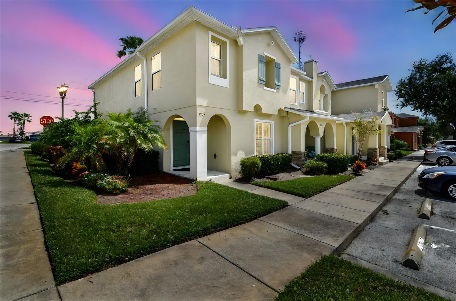 Welcome to this beautifully updated end-unit townhome offering 3 bedrooms, 1.5 bathrooms, and an abundance of natural light. Thoughtfully designed with comfort and style in mind, this move-in ready home features a NEWER ROOF (2021), a 4-year-old A/C, and numerous modern upgrades. The kitchen boasts new GRANITE countertops, backsplash, and a new washer and dryer, while the remodeled bathroom shines with matching GRANITE finishes. Downstairs you’ll find travertine stone flooring, with NEWER VINYL PLANK upstairs for a warm yet low maintenance touch. Other updates include remote-controlled lighting and fans in every room, new chandeliers, and smart-home features such as lights, cameras, and locks. Enjoy the convenience of TWO ASSIGNED PARKING SPOTS. The HOA provides excellent amenities including a pool, playground, ample guest parking, and HOA covers: INTERNET, CABLE, garbage, exterior, and grounds maintenance making for a worry free lifestyle. This townhome is located in a NON - FLOOD ZONE (X), offering peace of mind. The community sits adjacent to the Duke Energy Trail, perfect for biking, walking, or running, and is conveniently located to Sprouts, Publix, Aldi, plus minutes from schools, shopping, restaurants, medical facilities, airports, Clearwater Beach, Downtown Dunedin, and Downtown Safety Harbor. With the possibility of adding an additional bathroom, this home is full of potential and ready to welcome its next owner. Don’t miss your chance and schedule a private showing today and fall in love with everything this vibrant community has !