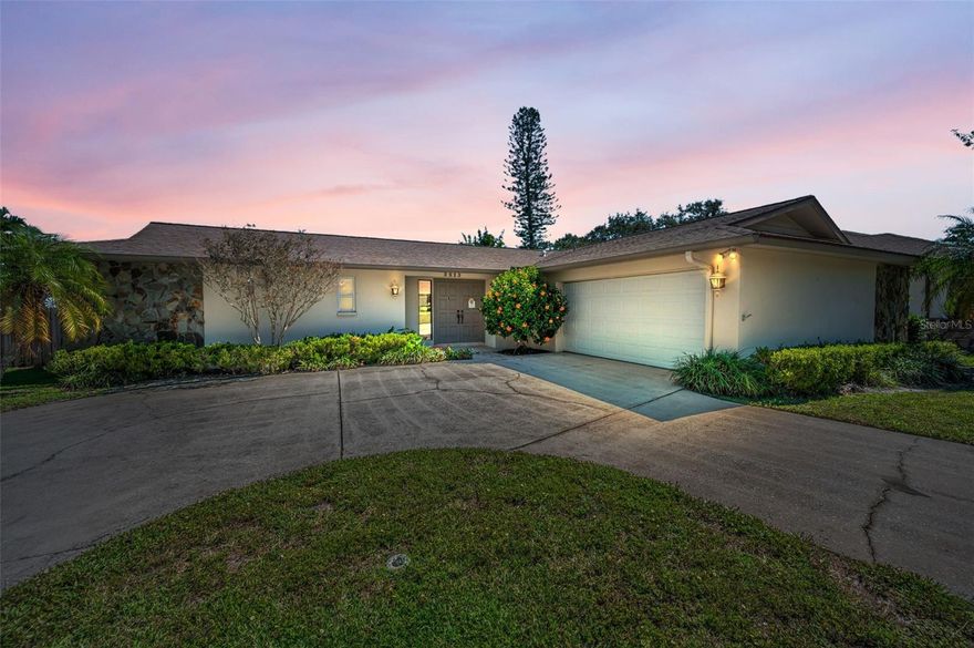 Amazing Equity Opportunity in Landmark/Countryside! Spacious 2-bed, 2-bath, 2-car garage Pool Home in highly sought-after Countryside/Landmark near Chi Chi Rodriguez Golf course and the Countryside Golf & Country Club. This property is priced well below market value, offering incredible potential for investors or homeowners ready to add their personal touch to build fast equity! Featuring: 
• Vaulted ceilings and an open, airy layout
• Open floorplan living & dining room plus a large kitchen with family room and breakfast nook
• Three sliding doors opening to a screened-in (caged) swimming pool
• Large fenced back yard for pets and/or children
• Huge inside laundry room with plenty of space for an office or walk-in pantry
• Convenient circular driveway is party ready for all your guests! 
• Newer roof (2020)
. Home needs some cosmetic updates but has excellent bones and sits in one of the area’s most desirable neighborhoods. Jump on this Rare Opportunity to own a pool home in Countryside without the restrictions or fees of an HOA. Create your dream home and build instant equity! Room sizes are approximate. SOME PHOTOS ARE VIRTUALLY STAGED.
