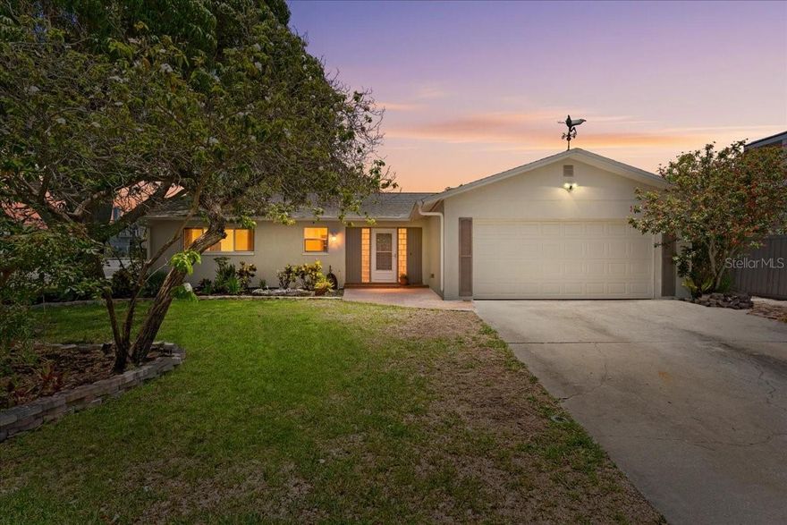 If you’ve been searching for that true Palm Harbor waterfront lifestyle with Gulf access, this is the one that feels like home the second you pull in. Welcome to Baywood Village — a laid-back waterfront community where golf carts, boats, sunsets, and weekends on the water are just part of everyday life.

Tucked away on a saltwater canal with Gulf access, this 3-bedroom, 2-bathroom home has been beautifully updated while still keeping that relaxed coastal feel everyone is looking for in Palm Harbor. Whether it’s mornings on the dock with coffee or evenings around the fire pit after a day on the boat, this property was made for enjoying the Florida lifestyle.

Inside, the heart of the home is the renovated kitchen, stainless steel appliances, modern finishes, and an open layout that flows comfortably into the main living spaces. Additional upgrades throughout the home include a whole-house water softener, brand-new thermostat, and updated electrical outlets.

The flexible bonus space gives you plenty of options for a home office, second living area, or entertaining space overlooking the water. Out back, the enclosed patio opens to your private backyard oasis shaded by mature mango and olive trees, creating the perfect setting to unwind after a day on the Gulf.

The primary suite offers a peaceful retreat with an updated en-suite bathroom featuring a walk in shower while the guest bathroom has also been tastefully updated with dual sinks, jacuzzi tub, and contemporary finishes.

The HOA is optional, giving homeowners added flexibility while still offering access to a wonderful waterfront community.

Complete with a 2-car garage, private dock, and direct Gulf access, this move-in ready waterfront home gives you the opportunity to enjoy everything people love about living in Baywood Village and the Palm Harbor boating lifestyle.