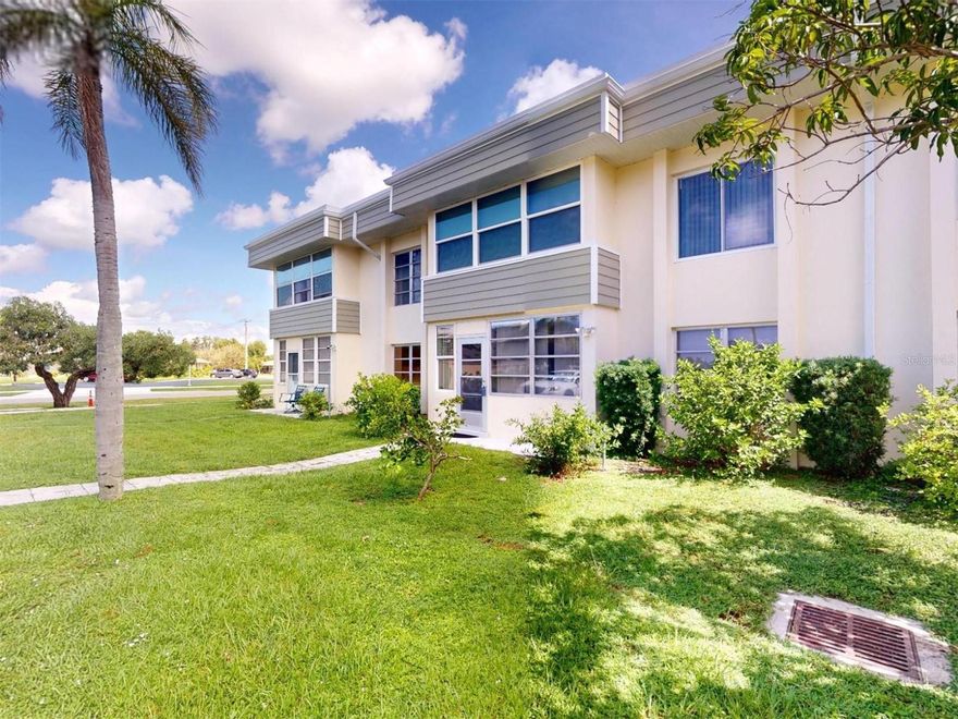 CHARLOTTE SQUARE UPDATED FIRST-FLOOR 2/2 CONDO WITH FLORIDA ROOM IN OXFORD HOUSE: Welcome to this charming and affordable first-floor 2-bedroom, 2-bath condo in the 55+ community of Charlotte Square. Remodeled in 2017/2018, this unit is located in the rarely available Oxford House, which underwent a complete building renovation during that same time. Showcasing a functional and efficient layout, this unit features a bright Florida room that adds an additional 98 sq. ft. of covered living space—perfect for enjoying the Florida lifestyle year-round. Uniquely available to first-floor units, the Florida room also serves as a secondary entry point, providing access from both the building’s interior hallway and directly from the exterior for added flexibility and convenience. Oxford House amenities include a second-floor social room, coin-operated laundry equipment on the first floor, an interior atrium entry area, monitored fire alarm, security camera system, and a secure entry system. Residents also enjoy a newly installed handicap lift, personal storage lockers, bike storage, luggage rooms, bulletin boards, and an on-site management office located on the first floor. Common areas such as the lobby, social room, hallways, lavatory, and laundry room are tastefully furnished and jointly owned by all Oxford House unit owners. The building received a new TPO roof in 2024 and a wind mitigation study is available. Charlotte Square amenities, shared by all nine buildings in the community, include two heated pools, a recreation hall, bath house, tennis courts, pickleball courts, shuffleboard courts, a bocce ball court, and a game room with billiards, ping pong, and darts. A central office serving the entire community is located in the center of the property, with posted office hours. The monthly condo fee of approximately $465 includes water, sewer, trash, pest control, reserves, building insurance, and exterior/common area maintenance. Conveniently located near the Cultural Center, medical facilities, shopping, dining, and more, this unit offers practicality, comfort, and affordability in central Port Charlotte—and best of all, it is not located in a flood zone.