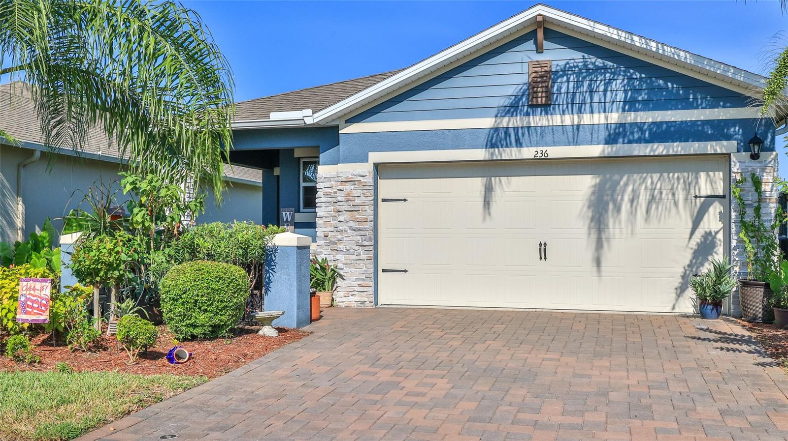 Located in New Smyrna Beach, this 3-bedroom, 2-bathroom home offers comfortable living in a scenic setting. The 5-year-old property features granite countertops, walk-in closets, and an open layout perfect for daily living and entertaining. Step outside to enjoy tranquil lake views from the oversized screened patio, which includes a personal hot tub—ideal for relaxing while taking in frequent wildlife sightings. With no rear neighbors, privacy is an added benefit.
The home is part of the Venetian Bay community, known for its wide range of amenities. Residents enjoy access to a community pool, country club with golf course, and sports courts for pickleball and tennis. Walking and biking trails wind through the area, offering plenty of outdoor activity options.
Conveniently located, the property offers easy access to I-95 and is just a short drive from shopping centers, restaurants, and the scenic beaches of New Smyrna. Nearby attractions include The Club at Venetian Bay, a social and dining hub just under a mile away, and parks like Woodland NSB site for additional outdoor options.
Other nearby conveniences include ALDI for groceries and Signature Senior 17, a secondary school within a short distance. Boat Ramp Drive and New Smyrna Dunes Dog Beach are also nearby, offering access to water recreation.
With its well-maintained interior, outdoor amenities, and desirable location, this home offers a balanced and active lifestyle in a welcoming Florida community.