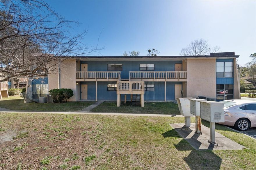 Great location! Close to the University of Florida, Shands Medical Center and Archer Road shopping. This Brandywine condo is located at the front of the complex, so close to bus routes. Features include an open floor plan, two large bedrooms, lots of closets and a balcony with a storage area. BONUS-This condo has a tankless water heater so will never run out of hot water.  Move in ready!  Monthly fees include water, wastewater and internet, while the amenities including a community pool, workout room, sauna, and clubhouse. Come see, you won't be disappointed.