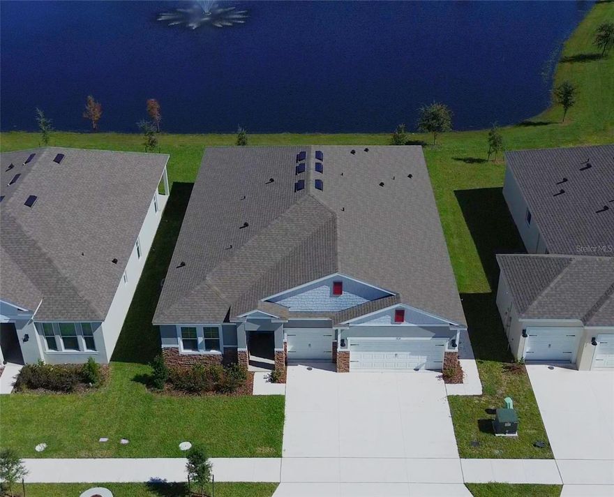 Beautiful single-story concrete block home in the sought-after Harmony West community. The main residence offers 3 bedrooms, 2.5 baths, and a bright open-concept layout connecting the living, dining, and kitchen areas with granite countertops, stainless steel appliances, and a large island. The spacious primary suite includes a walk-in closet, freestanding tub, and separate shower. Two additional bedrooms share a Jack-and-Jill bath. Enjoy a covered lanai, 3-car garage (shared), and smart home system. Tenants will have access to resort-style community amenities including pool, clubhouse, gym, playground, and walking trails. Conveniently located near Lake Nona, Kissimmee, and major highways.