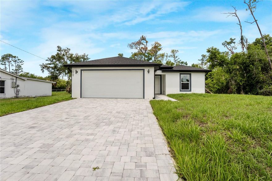 Discover the perfect blend of style, space, and functionality in this BRAND NEW 3-bedroom, 2-bath home. 

The single-story layout was thoughtfully designed to maximize comfort, featuring an open living area that flows seamlessly from the family room to the dining space and kitchen. Enjoy upgraded finishes throughout, including quartz countertops, stainless steel appliances, tiled showers, LED recessed lighting, and durable laminate flooring. The private owner’s suite provides a serene escape, while the attached patio and large oversized lot invite endless possibilities for outdoor enjoyment. Situated close to beaches, schools, shopping centers, golf courses, and healthcare facilities, this home offers both convenience and a coastal lifestyle.