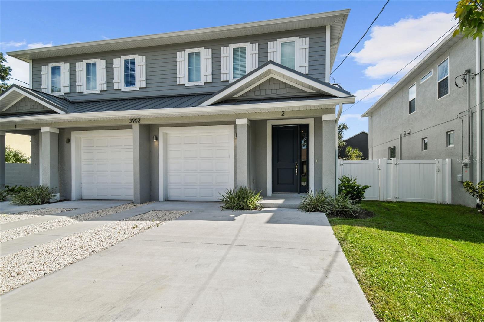 Welcome to 3902 West Everett Avenue – the perfect blend of comfort, style, and convenience in the heart of Tampa!
This beautifully designed 3-bedroom, 2.5-bath home spans 1,838 square feet and offers an ideal layout for modern living. The open-concept main level features soaring 9ft+ ceilings and 8ft doors, creating a spacious and inviting atmosphere. Enjoy cooking and entertaining in the gourmet kitchen complete with an oversized pantry, granite countertops, stainless steel appliances, and a large island that seamlessly flows into the grand living area. Also on the main floor: a convenient powder room and drop zone just off the garage entry.
Upstairs, you’ll find a versatile loft, a generously sized laundry room, and two additional bedrooms with a shared bath featuring a dual vanity. The luxurious primary suite offers a tray ceiling, a large walk-in closet, and en-suite bath for your private retreat.
Additional highlights include luxury vinyl plank flooring throughout, a one-car garage, and a fully fenced backyard—perfect for outdoor enjoyment.
Prime Location: Situated just minutes from MacDill Air Force Base, Hyde Park, Davis Islands, Ybor City, International Plaza, Riverwalk, and Bayshore Boulevard. Popular destinations like Trader Joe’s, Whole Foods, and Publix are nearby, making daily living a breeze.
Pet policies are considered on a case-by-case basis. The home is available furnished or unfurnished—your choice!
Don’t miss out on this incredible opportunity to enjoy the best of Tampa living at 3902 West Everett Avenue. Schedule your tour today!