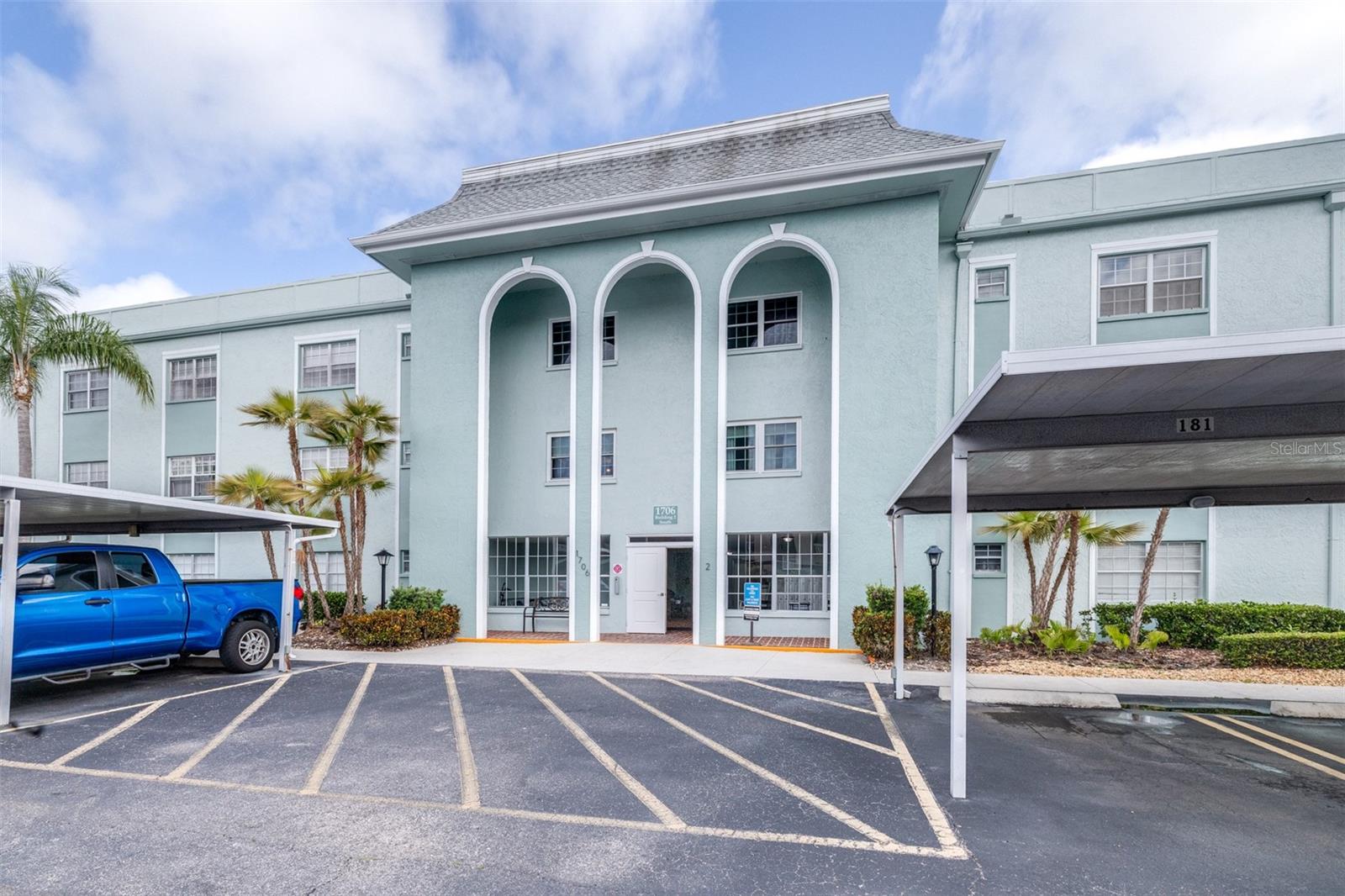 Welcome to your dream coastal living 15 minutes from the best beaches the Gulf Coast has to offer. This 2 bedroom 2 bath 1200 square feet of blank canvas is waiting for you to come make it your own. As you enter this unit, you can see the pride of ownership here throughout. The unit has amazing natural lighting throughout, a beautifully lit living room/dining room, lots of storage space, and a primary bedroom with a walk in closet. Put up a chair outside your door and enjoy your morning coffee and views of the stunning landscaped courtyard. This unit is located near the elevators for your convenience from the parking lot, laundry facility, and pool. Restaurants, shopping, and the gorgeous outdoors are all a stones throw away from Belleair Forest. This home comes completely furnished.