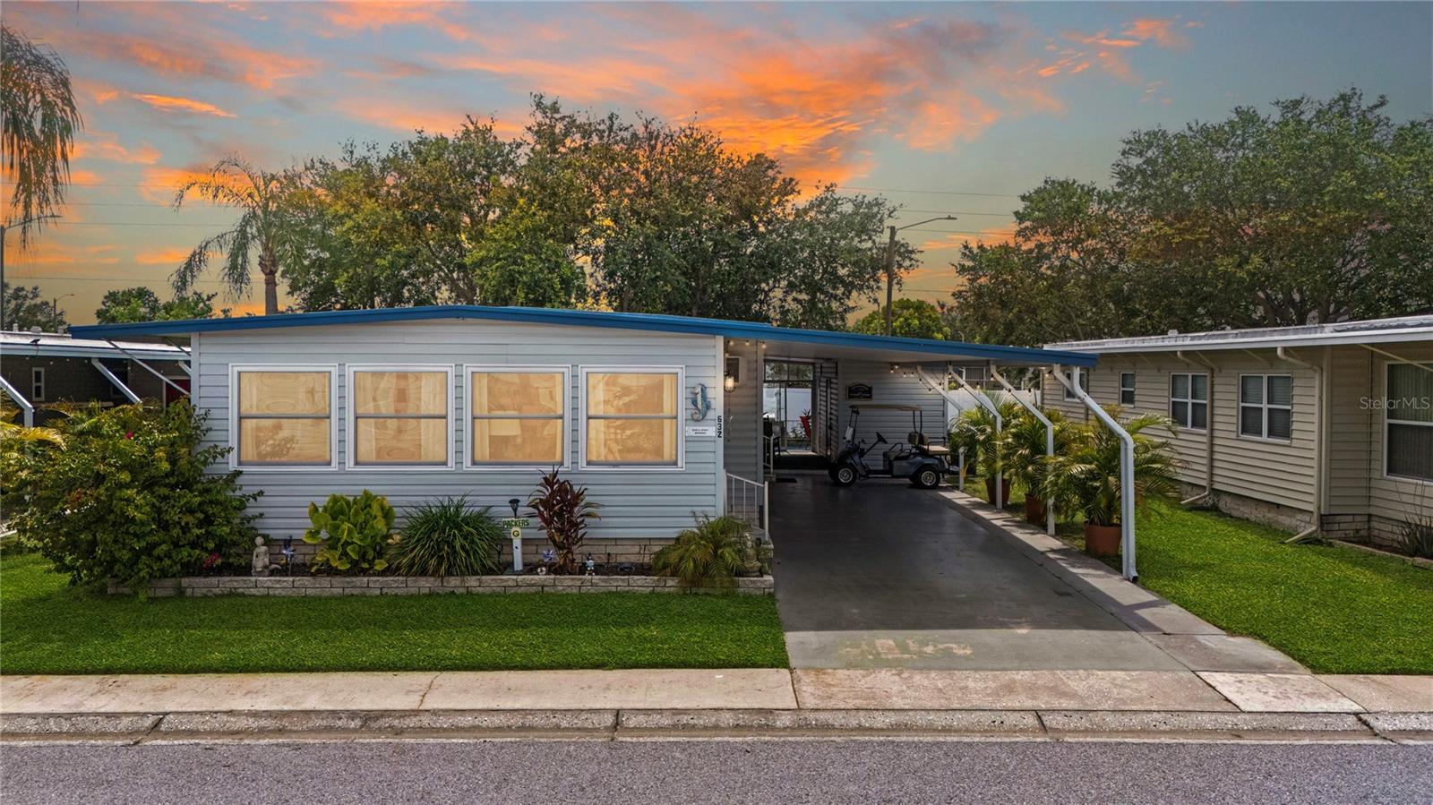Welcome Home to this beautifully updated house in a desirable, dog-friendly community!
Step inside and fall in love with this bright and welcoming home, featuring a newly remodeled kitchen (with all new stainless appliances and granite counters) and bathrooms, stylish luxury vinyl plank flooring, and a spacious open-concept layout perfect for entertaining. Enjoy year-round comfort with central A/C (2023), a water softener (2025), a new vapor barrier (2023), and sealed blocks under the home for extra peace of mind.
Relax and unwind in your very private backyard oasis, complete with an outdoor round table, four chairs, and an umbrella—all included. The property also offers a second refrigerator in the shed, and plenty of space for extra storage.
This vibrant community has something for everyone, including two sparkling pools, a welcoming clubhouse, golf course, and shuffleboard courts. You can be as busy as you want to be here, with a multitude of entertainment, classes, clubs, and even a coffee klatch!
For added convenience, a 4-seater golf cart w/golf bag storage is negotiable with the sale of this home.
Don’t miss this opportunity to own an updated home in a fantastic neighborhood with resort-style amenities. Schedule your private tour today!