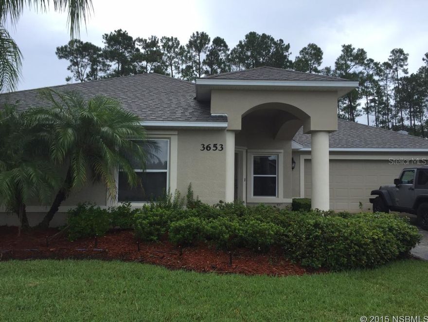Built by The Johnson Group with life saving SAFE ROOM. The Hickory model features very open floor with large Breakfast Bar. Spacious Screened lanai with views of natural preserve. Floor tile in all main areas. New Carpet in the bedrooms.