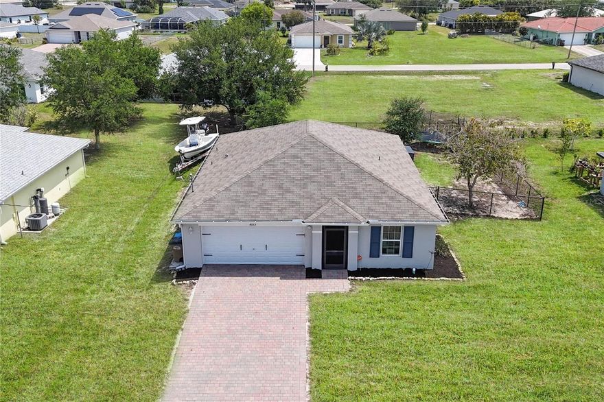 Welcome to 4323 NE 21st Ave., a well maintained newer construction home in the popular NW Cape —where modern comfort meets the laid-back elegance of Southwest Florida living. Perfectly positioned in one of Cape Coral’s fastest-growing areas, this residence offers a rare opportunity to own a home that balances everyday functionality with effortless style. From the moment you arrive, the home’s clean lines and inviting presence set the tone. Inside, an open-concept layout unfolds with natural light pouring into the main living spaces, creating a bright and airy atmosphere designed for both relaxation and entertaining. At the heart of the home, the kitchen serves as a central gathering space—featuring generous counter space, abundant cabinetry, and a seamless connection to the living and dining areas. Whether hosting guests or enjoying a quiet evening, this space adapts beautifully to your lifestyle. The primary suite offers a peaceful retreat, complete with a spacious layout, walk-in closet, and private bath—designed to provide comfort and privacy at the end of each day. Additional bedrooms offer flexibility for guests, a home office, or creative space. Having just been painted, this house is "move-in ready". No need to wait for construction to be completed. Step outside and imagine the possibilities. The Fully Fenced backyard offers ample room to design your dream outdoor oasis—whether it’s a custom pool, expansive lanai, or lush tropical landscaping. With so many uses, this can be a Starter Home, Family Home, Winter Home, Investor Home & more. This is truly Florida living, your way.