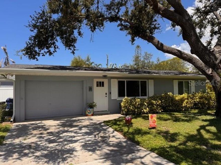 THIS HOME HAS BEEN FRESHLY PAINTED IN A BEAUTIFUL GRAY AND THE SELLER IS MOTIVATED!!! Welcome to your tropical retreat in South Venice, Florida!
 This charming two-bedroom, one-bathroom home boasts numerous upgrades and is ideally situated near the South Venice Yacht Club and just a half mile from Shamrock Park and the legacy Trail. 
You will  Enjoy cooking in a modern updated kitchen featuring granite countertops and elegant cabinetry along with a reverse osmosis system and a stove that is powered by propane which can be used to power a generator and outside kitchen if desired. Also the kitchen is equipped with a new refrigerator and just to the left of the kitchen is your laundry room which has a new washer & dryer also the home is equipped with a new water softener system and well pump. 
 The entire home is equipped with hurricane windows & doors, complemented by plantation shutters for added style and protection.?
 Both bedrooms showcase hardwood floors, while the rest of the home, except the laundry room, features durable tile flooring through out.
The roof has been replaced and rain gutters have been added , the air conditioning / heating unit has been updated, and the attic has been insulated with blown-in material for enhanced energy efficiency along with all new ventilation.
 Relax in the beautifully resurfaced in ground pool that has a new salt water system and inclosed with new vinyl fencing for security and your privacy for you and your guest,  perfect for enjoying Florida's sunny days.? The property has an oversized lot, providing ample outdoor space for you and your guest as well. 
 Located near the South Venice Yacht Club, residents can participate in various social events and activities with membership  and can also join The South Venice Civic Association for a yearly fee and enjoy the ferry ride to the  private beach and gives you  access to the S Venice boat ramp. 
Please contact us if you have an questions or would like to schedule a private showing.