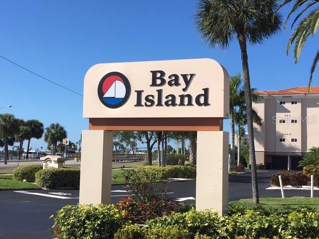 Furnished 2 bed 2 bath second floor condo with views of the intra-coastal. This unit is available on an annual basis only, it's not available for short term or as a seasonal rental. The unit is furnished and includes in-unit laundry facilities. Bay Island is a well maintained 55+ gated, waterfront community with many amenities, such as; 6 pools, 2 hot tubs, tennis courts, pickleball courts, shuffleboard courts, fitness centers, ping pong tables, card tables, billiards, a marina, tiki huts with gas grills, dog walk areas, a gas grill next to the pool that is just steps from the unit... There isn't any damage to this condo from last year's storms. This location is convenient to many area beaches, shops and restaurants. Come take a look!