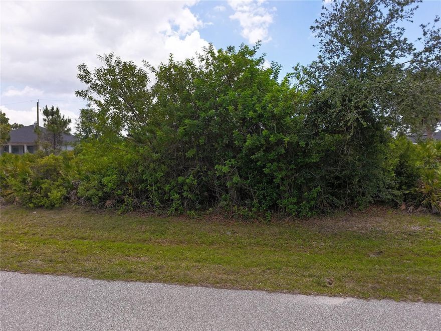12133 Kimsey Ave, Port Charlotte, FL 33981 — Build your Southwest Florida dream home on this desirable residential lot located in a growing area of Port Charlotte! Tucked away in a peaceful neighborhood with newer homes nearby, this property offers the perfect blend of privacy and convenience. No HOA and NO deed restrictions give you the flexibility to design the home, garage, or outdoor living space you’ve been envisioning.  Enjoy easy access to boating, fishing, golf courses, shopping, dining, public boat ramps, and the Gulf beaches of Boca Grande and Englewood. Located near world-class fishing waters, this property is ideal for year-round living, seasonal use, or investment potential. Public utilities nearby and plenty of room for a pool make this homesite a fantastic opportunity.