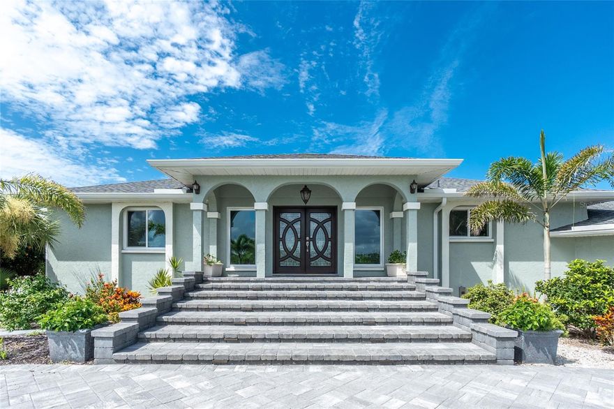 This spacious, beautifully landscaped waterfront home is a must-see.  Located in historic Cape Haze, one of the most sought-after neighborhoods in Charlotte County.  This home is a boater’s dream, sitting on a deep-water canal with an extra-large covered boat lift.  Minutes to the Intracoastal Waterways, the Gulf of Mexico, and Boca Grande Pass.  It provides superb boating access.  This three-bedroom, two-bathroom home has almost too many upgrades to mention.  The newly renovated kitchen, master bath, new impact windows and doors, new roof, and new HVAC system are just a few of the features. The house has a large lower multipurpose area that provides additional space, with a walkout to the covered lanai and pool area.  There is a 50ft x 14ft heated saltwater lap pool, a 10ft x 6ft spa, and a 24ft x 10ft sun shelf.  Huge, lighted, circular, paver driveway providing easy access and extra parking.  Located just minutes from shopping, fine dining, world-class fishing.    Schedule your private showing to see this one-of-a-kind home today.